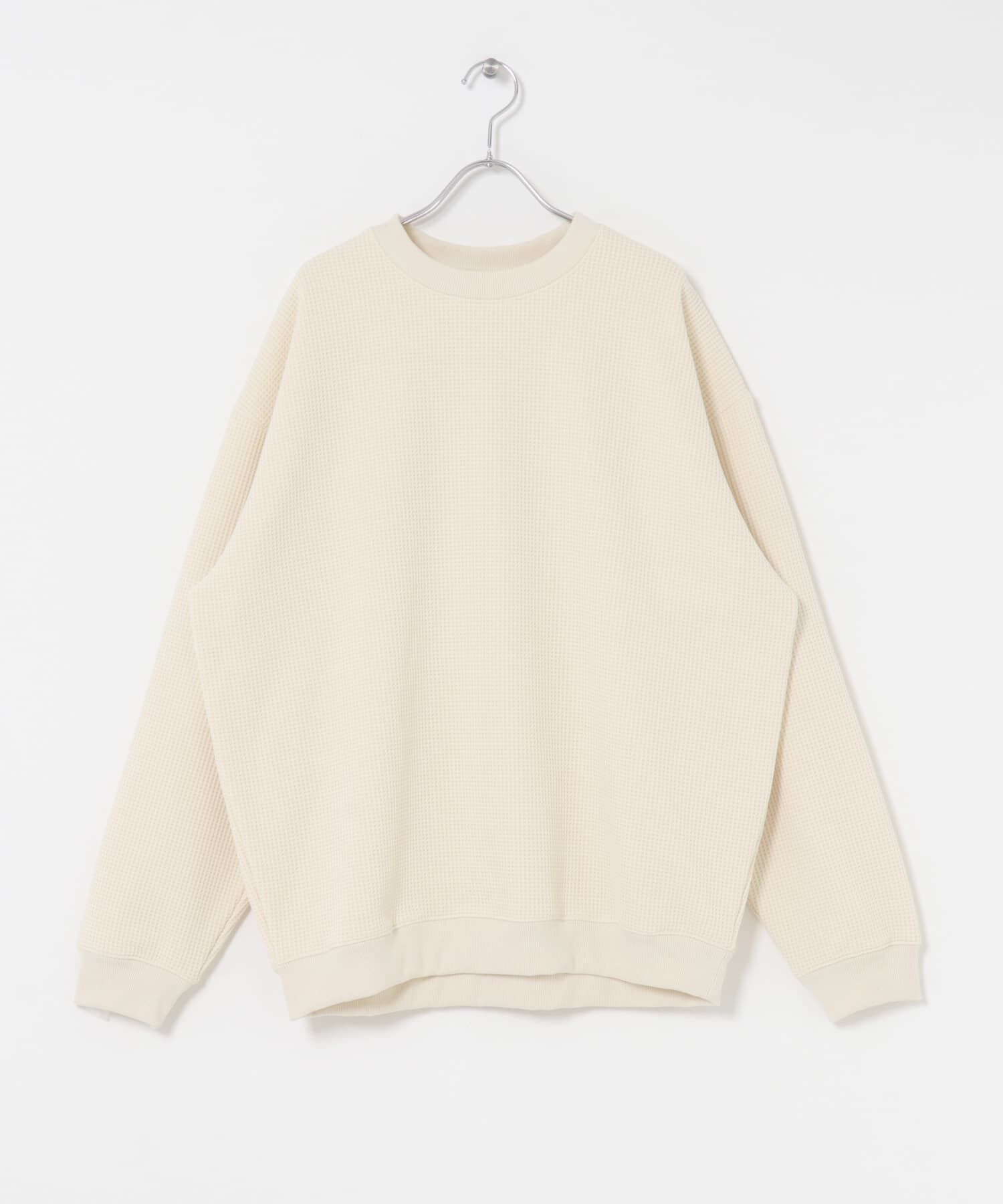 Sonny Label 「裏起毛ワッフルリラックスフィットプルオーバー」|Tシャツ・カットソー|