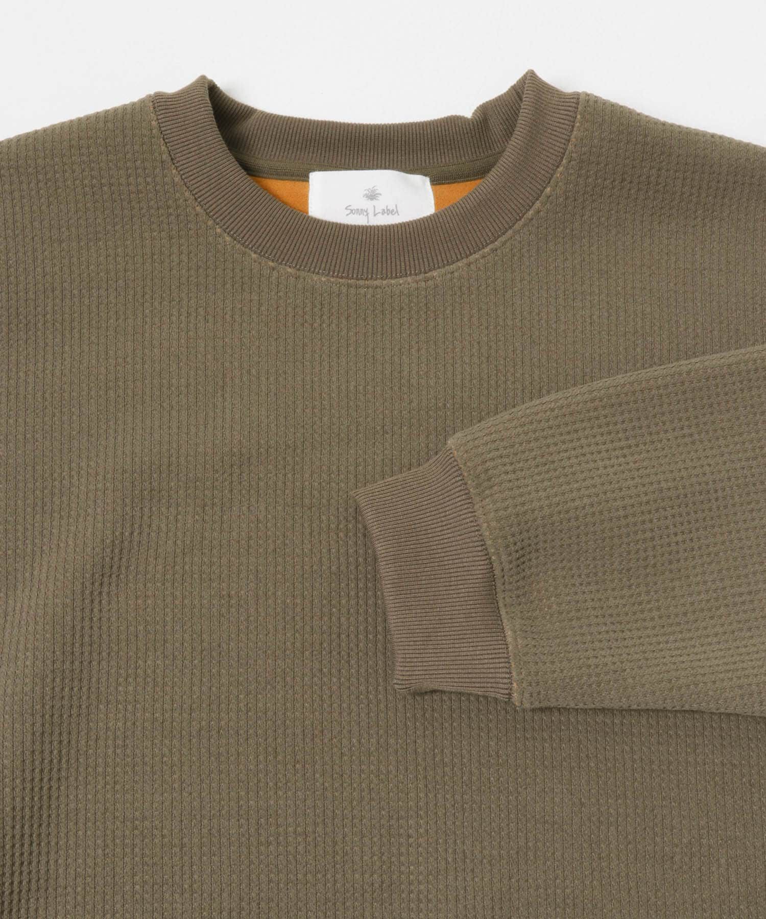 Sonny Label 「裏起毛ワッフルリラックスフィットプルオーバー」|Tシャツ・カットソー|
