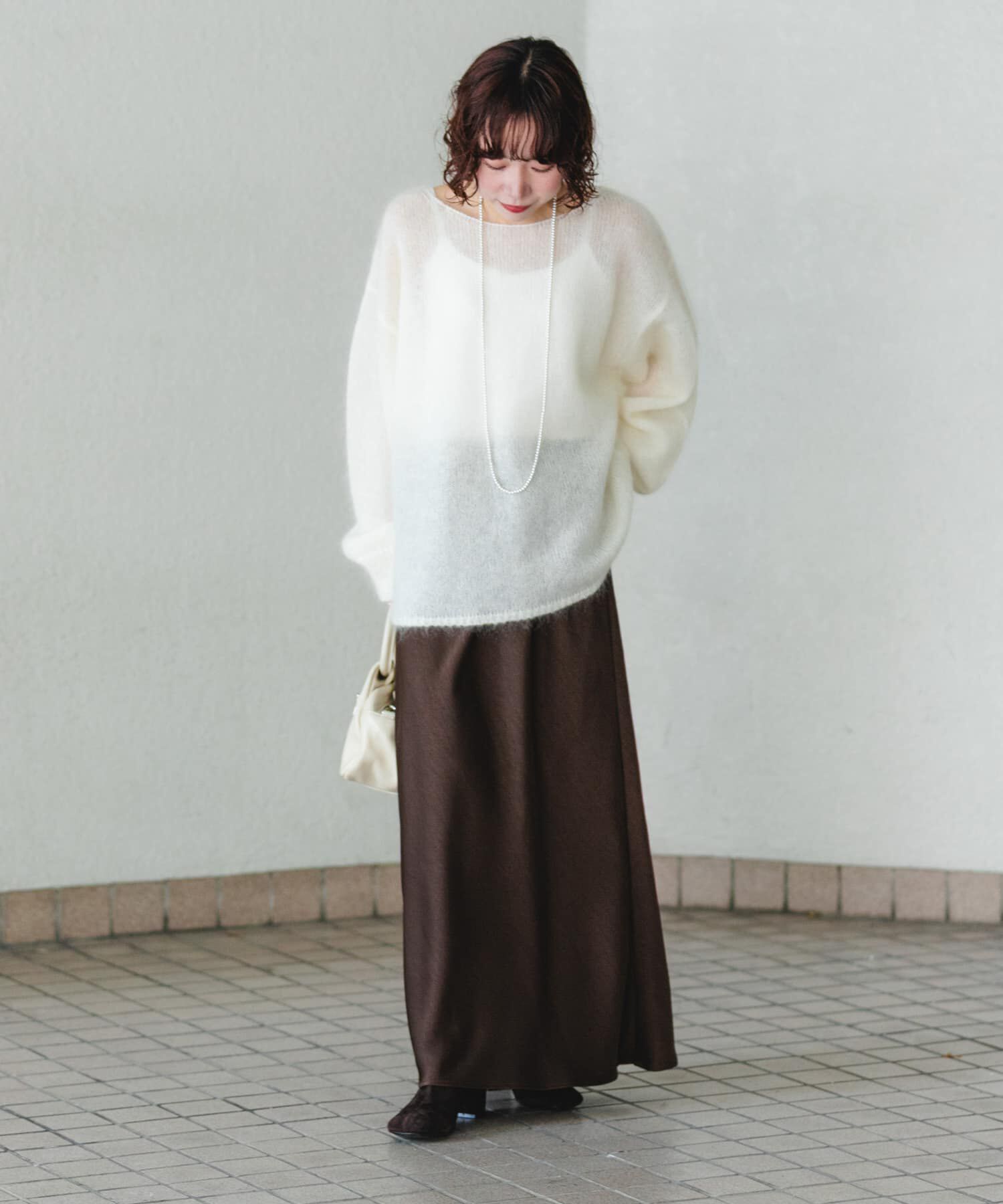 URBAN RESEARCH「サテンバイアススカート」|スカート|