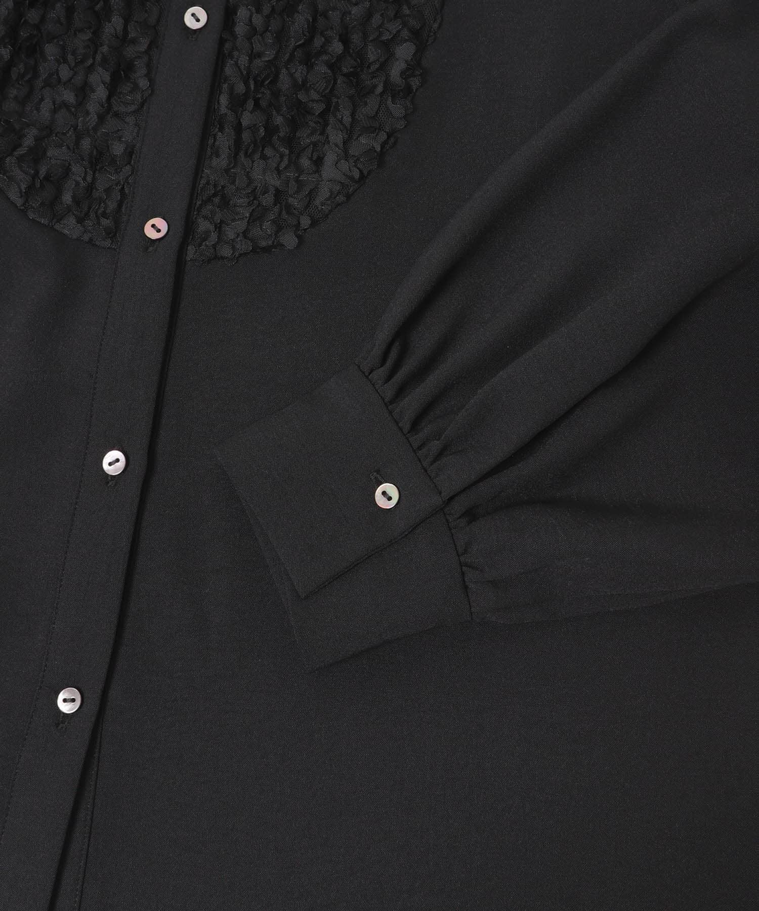 URBAN RESEARCH ROSSO「『WEB/一部店舗限定』フロントレース切替ブラウス」|シャツ・ブラウス|