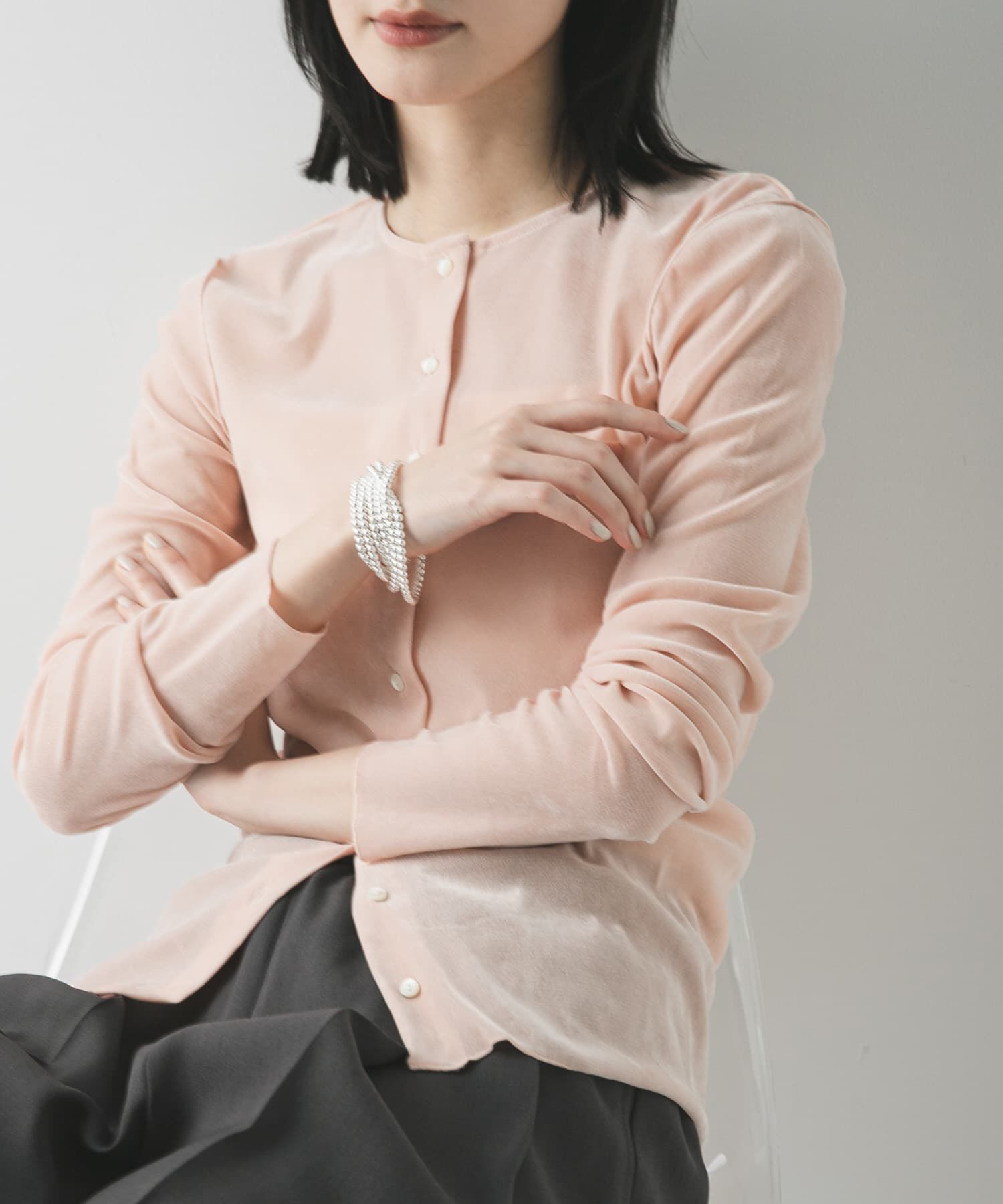 URBAN RESEARCH「シアーフロッキーコンパクトカーディガン」|カーディガン|