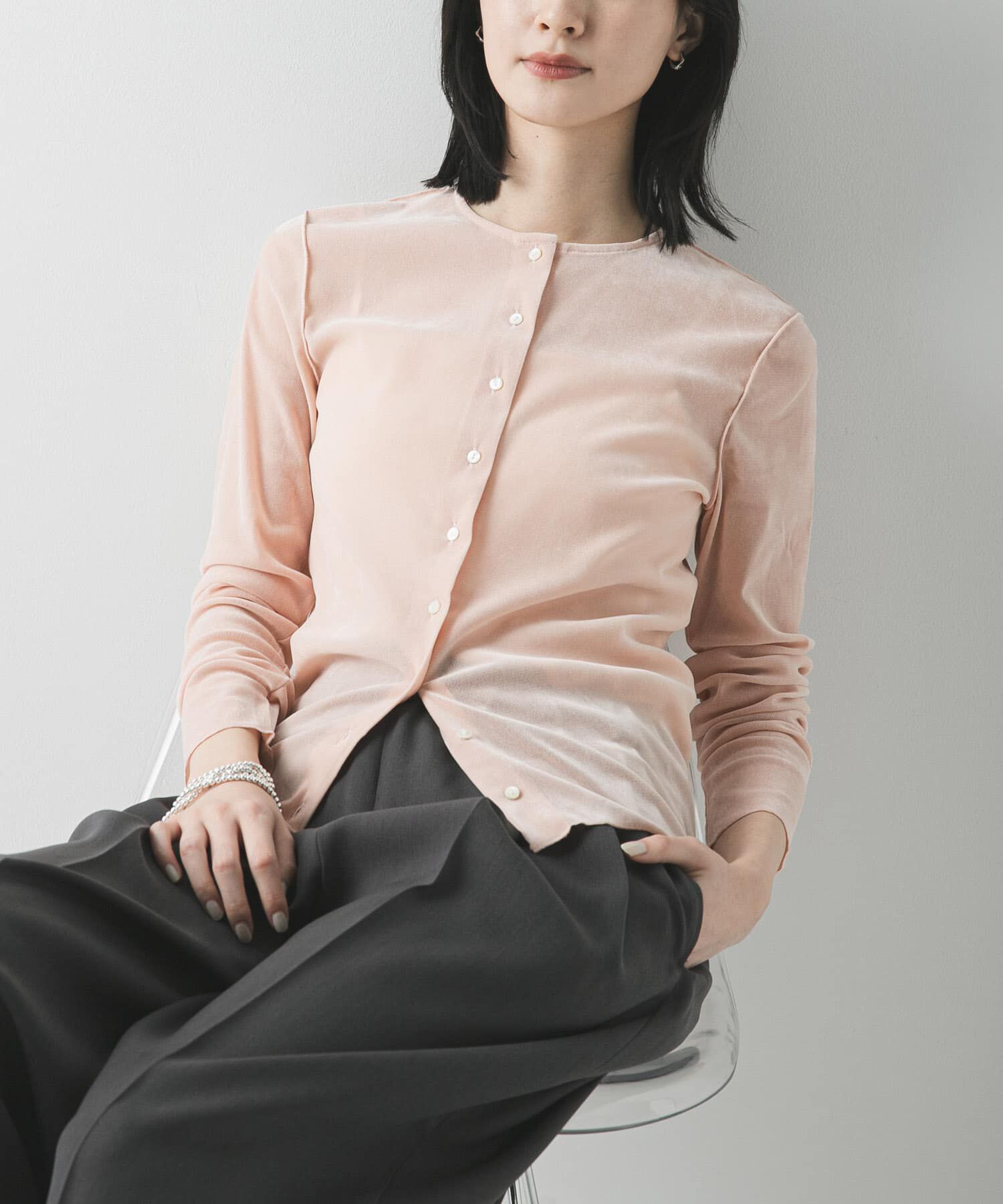 URBAN RESEARCH「シアーフロッキーコンパクトカーディガン」|カーディガン|