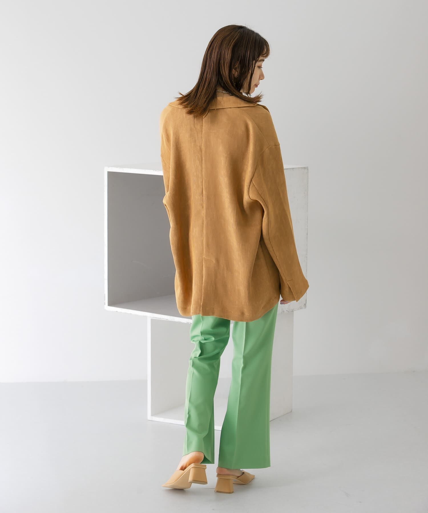  「スリムフレアイージーパンツ」|その他|