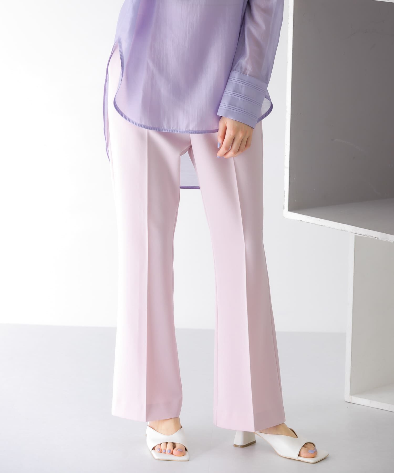  「スリムフレアイージーパンツ」|その他|