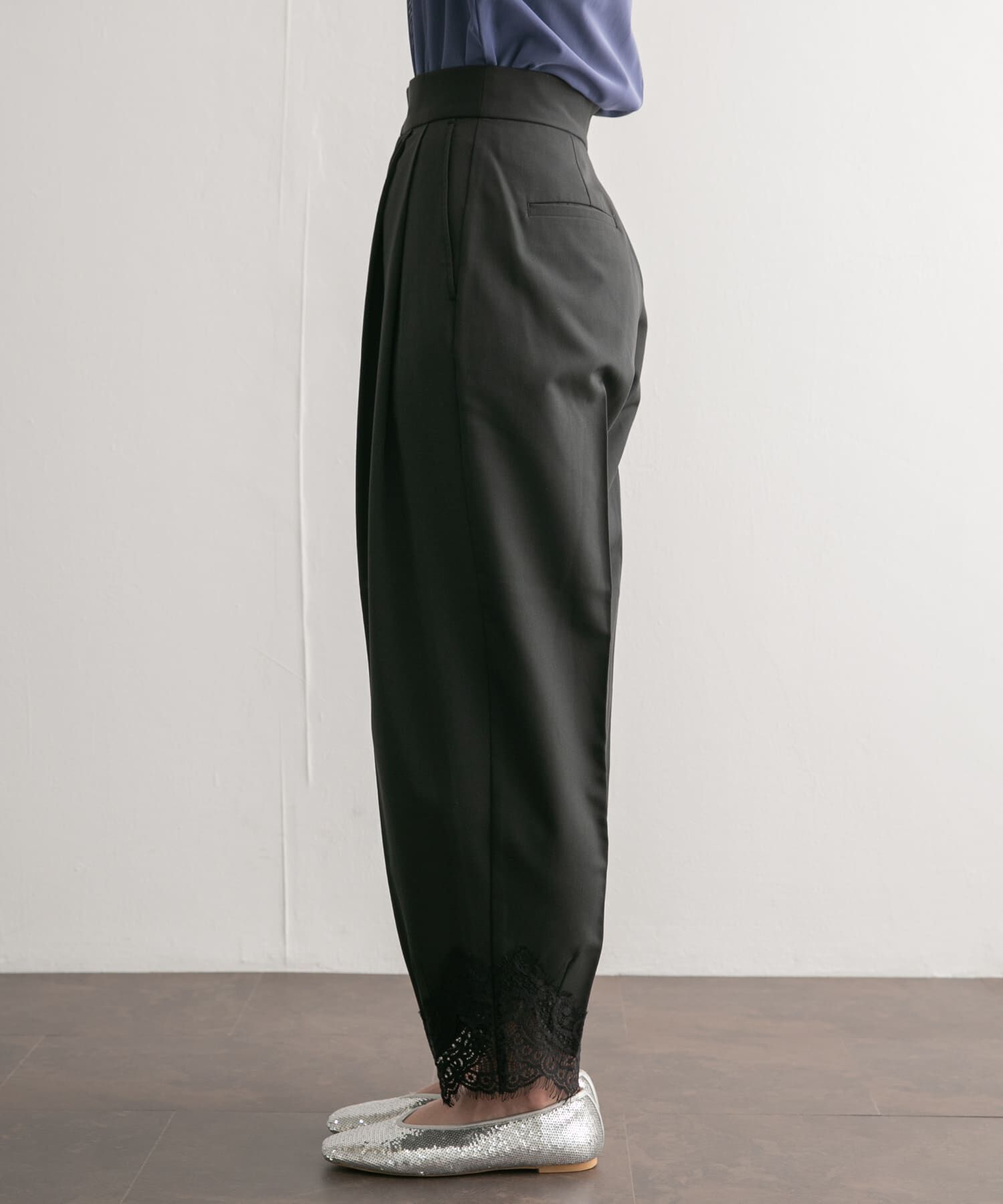  「レースヘムクロップドパンツ」|その他|