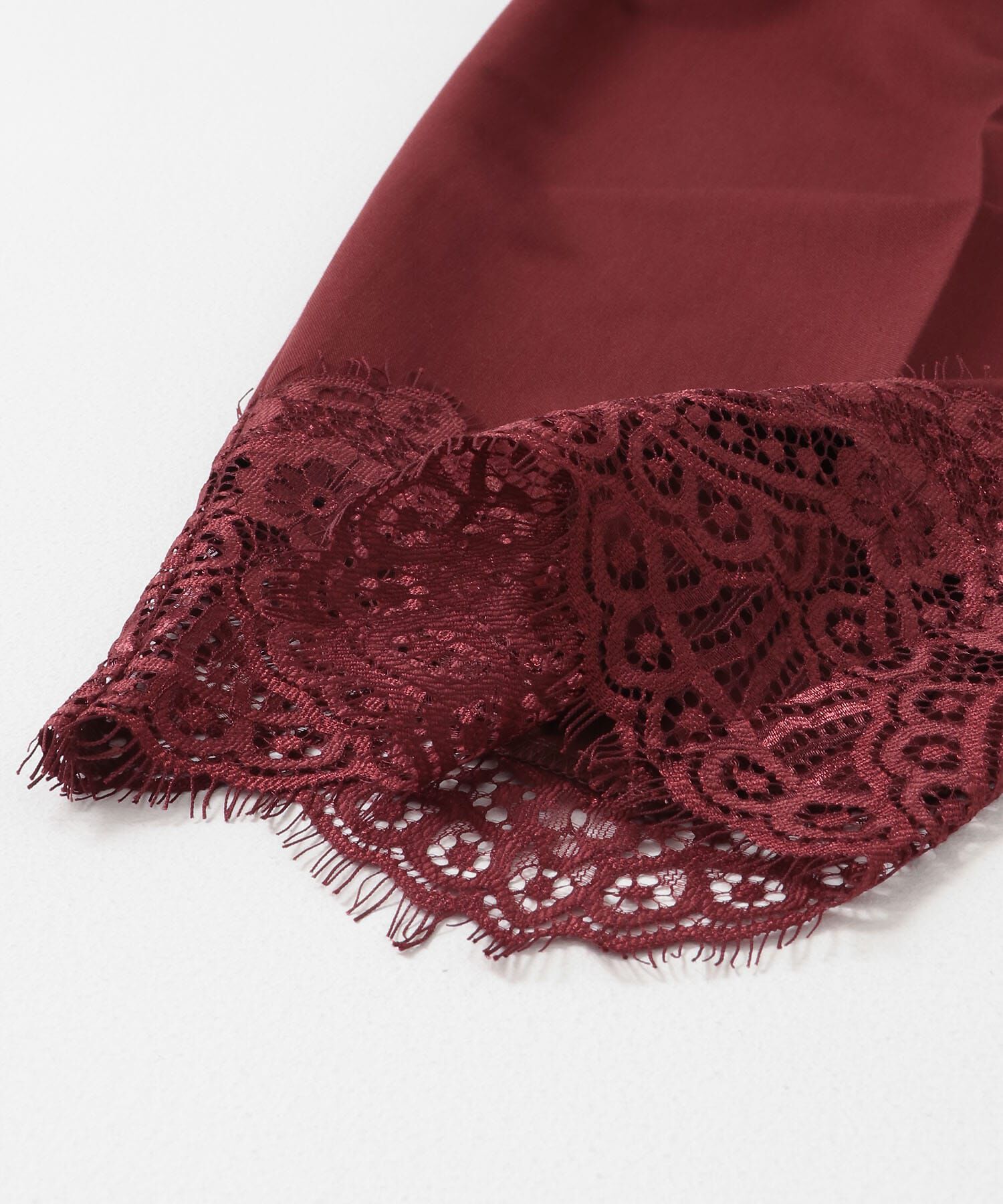  「レースヘムクロップドパンツ」|その他|