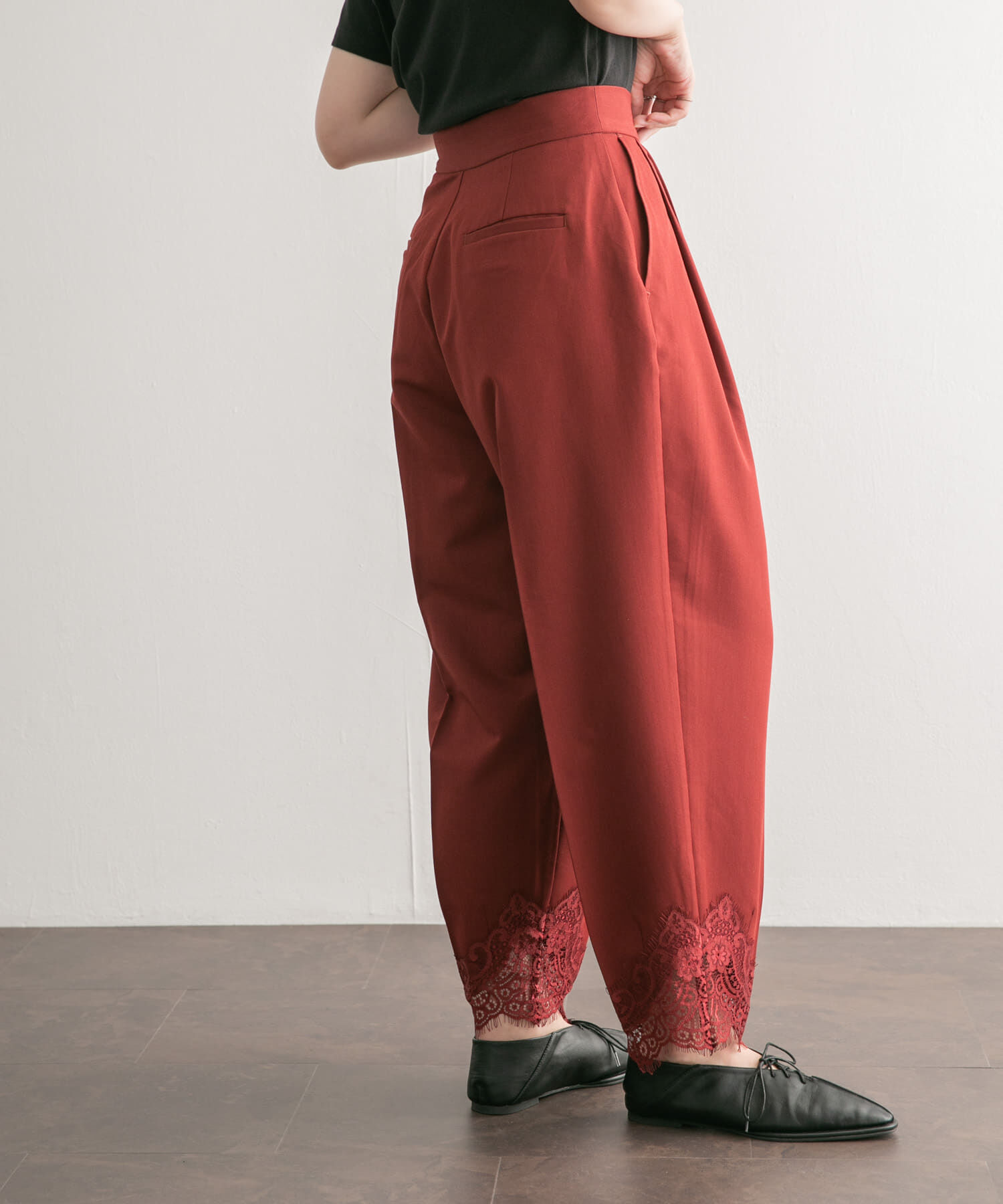 「レースヘムクロップドパンツ」|その他|