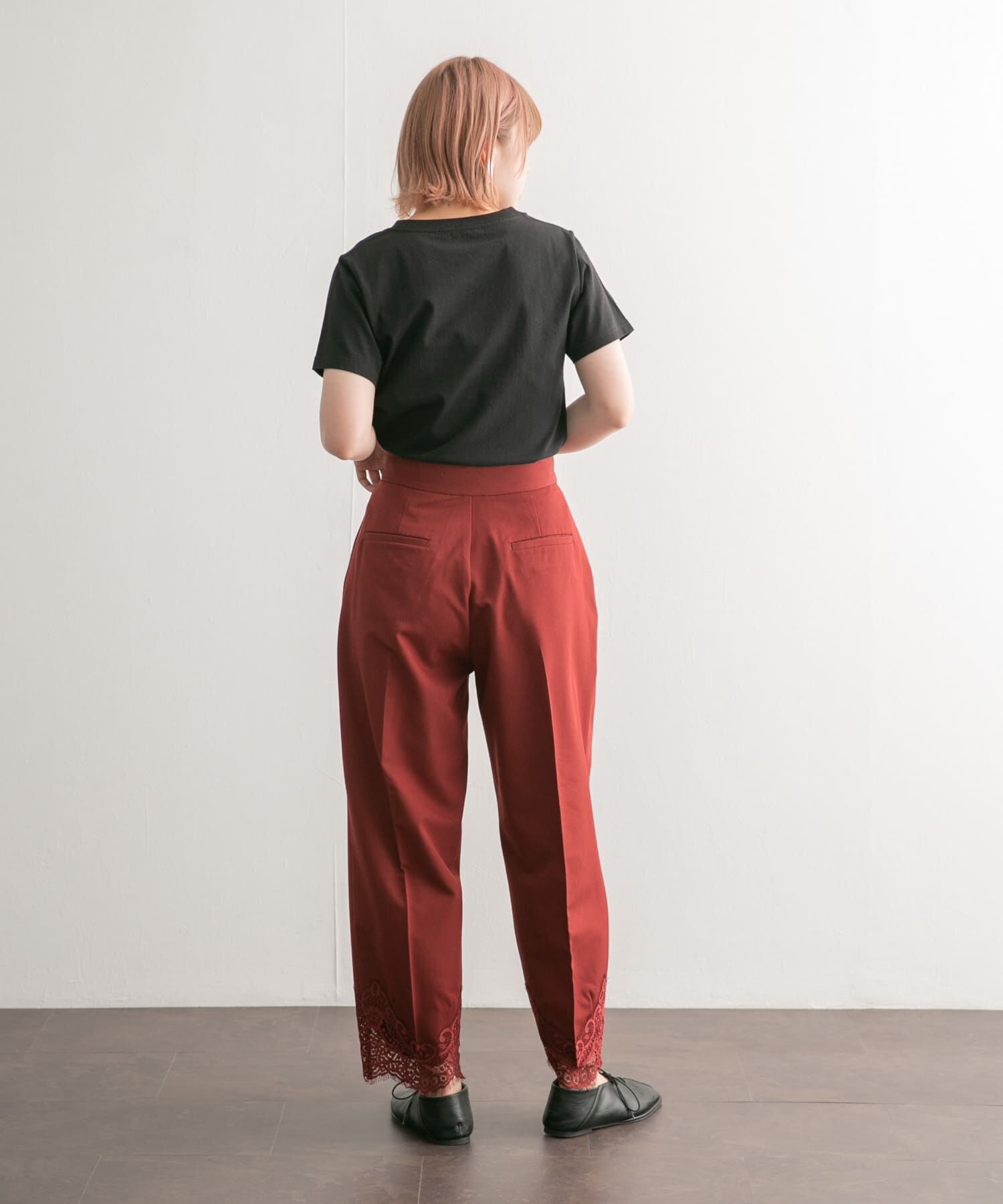  「レースヘムクロップドパンツ」|その他|