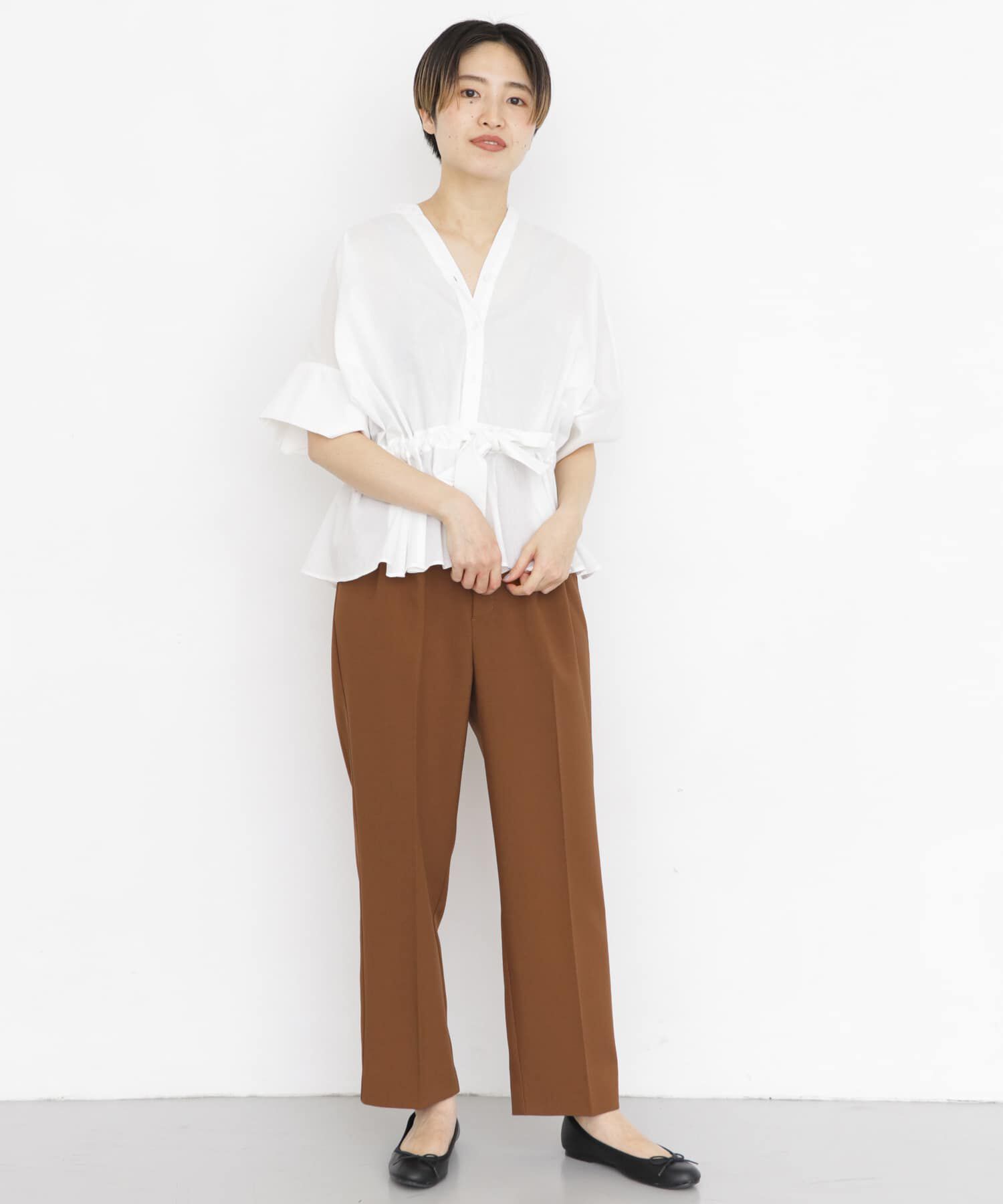  「タックテーパードパンツ」|その他|