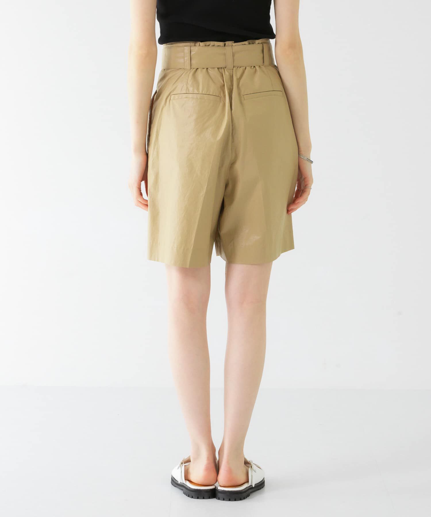  「ベルテッドコーティングハーフパンツ」|その他|
