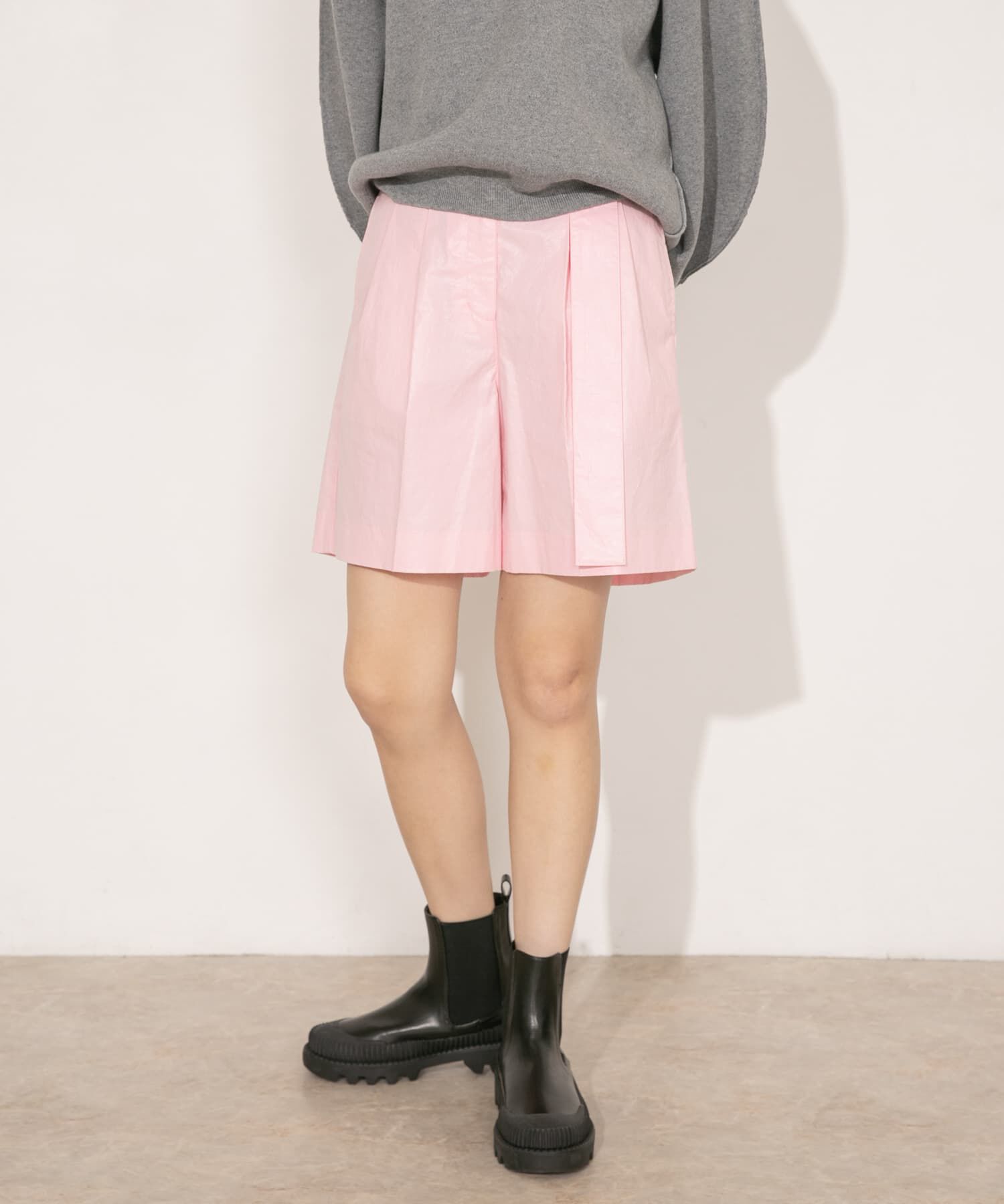  「ベルテッドコーティングハーフパンツ」|その他|