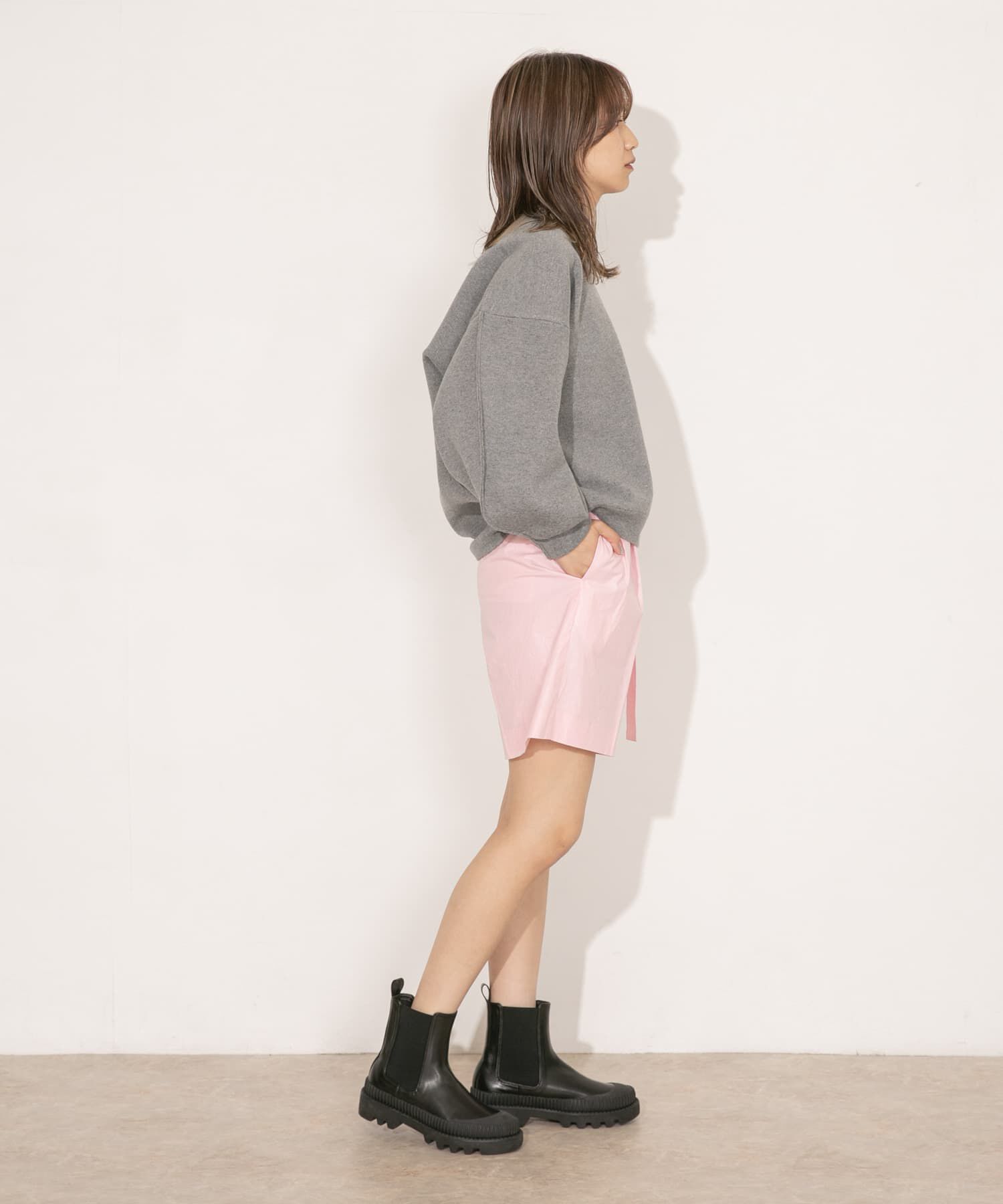  「ベルテッドコーティングハーフパンツ」|その他|