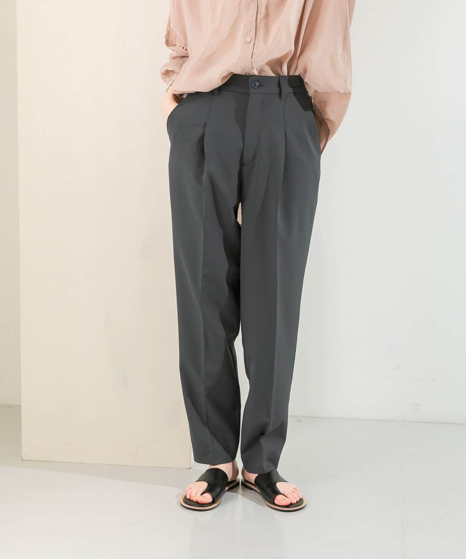  「illi　ワンタックスリムテーパードパンツ」|その他|