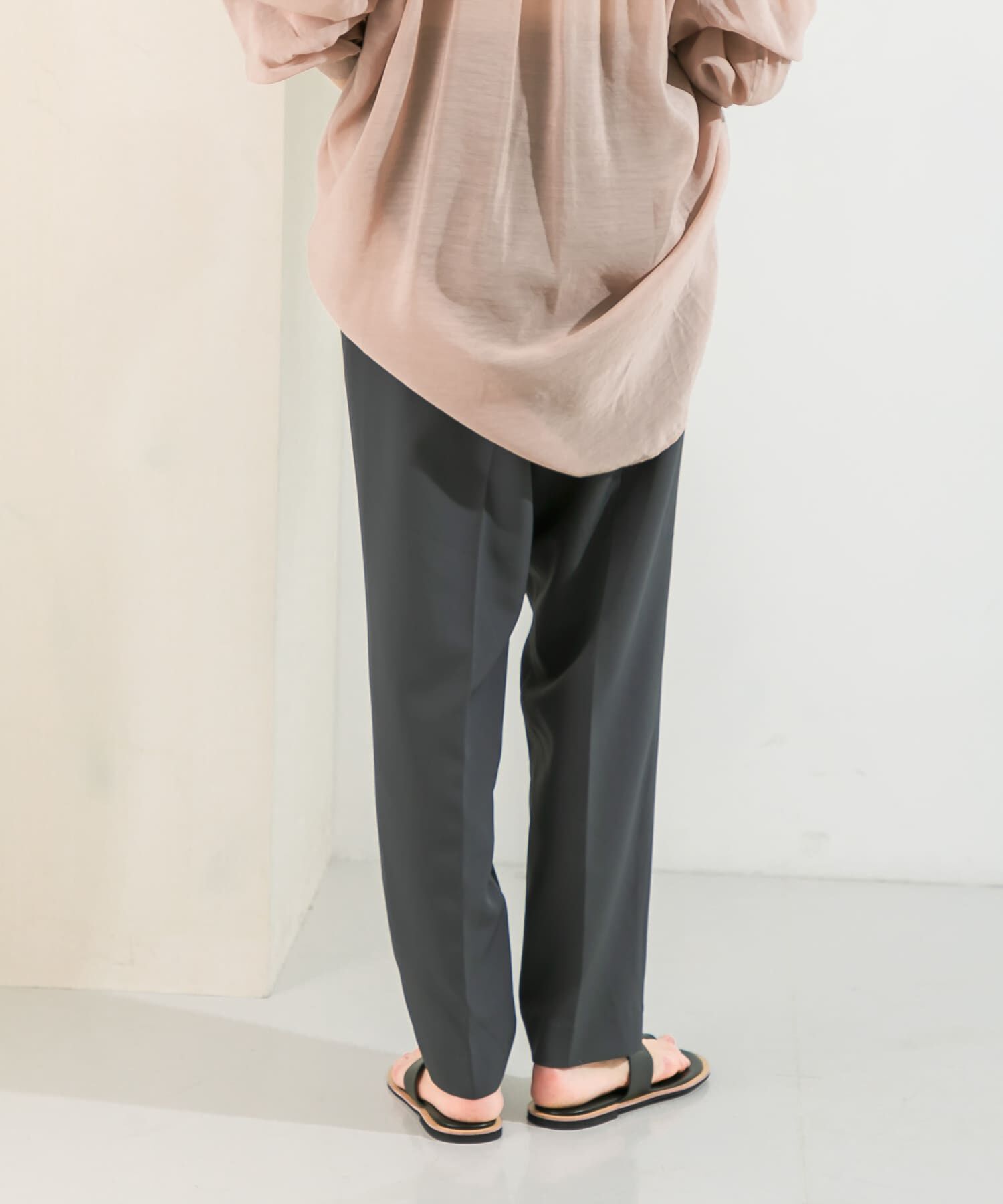  「illi　ワンタックスリムテーパードパンツ」|その他|