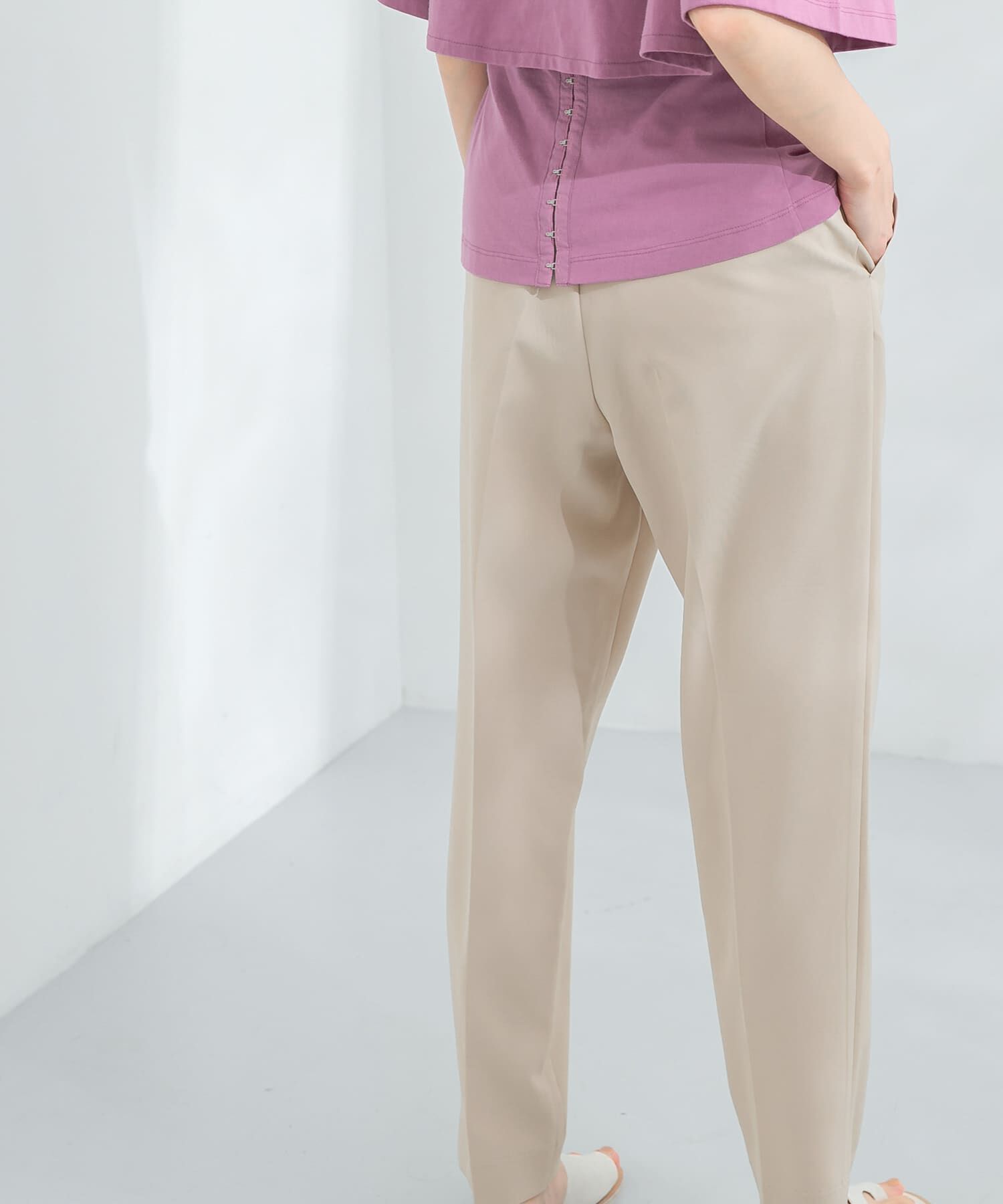  「illi　ワンタックスリムテーパードパンツ」|その他|