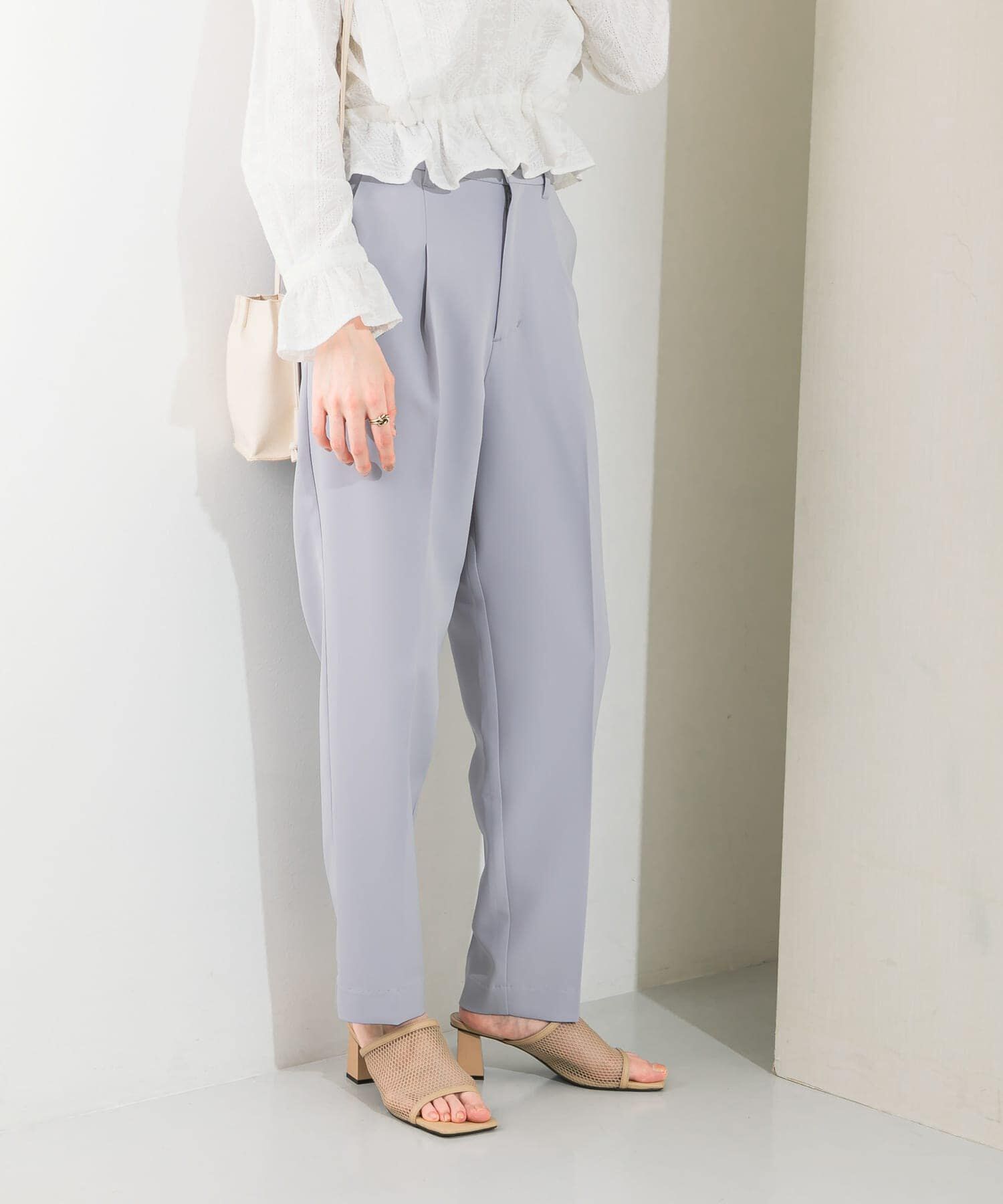  「illi　ワンタックスリムテーパードパンツ」|その他|