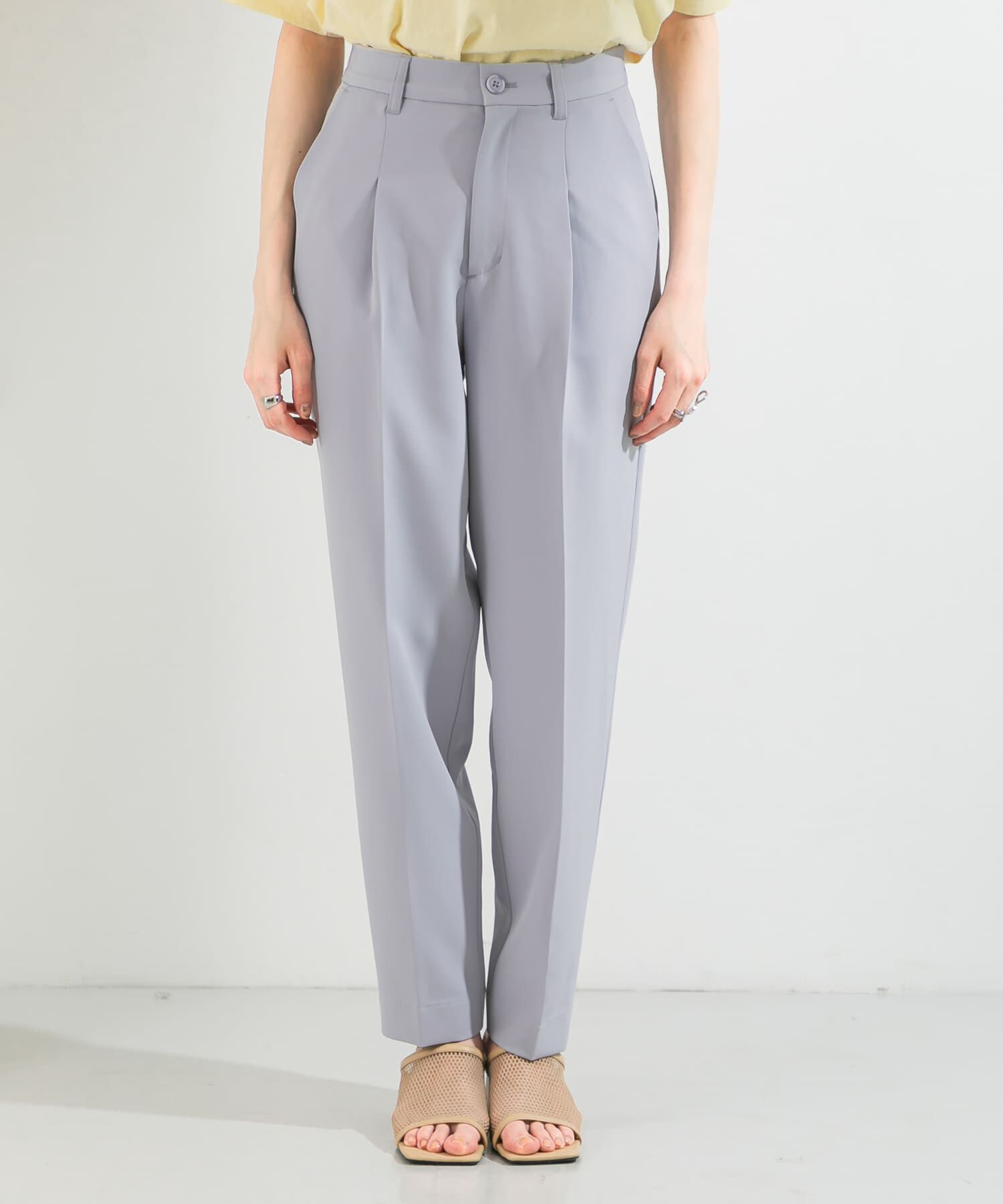  「illi　ワンタックスリムテーパードパンツ」|その他|