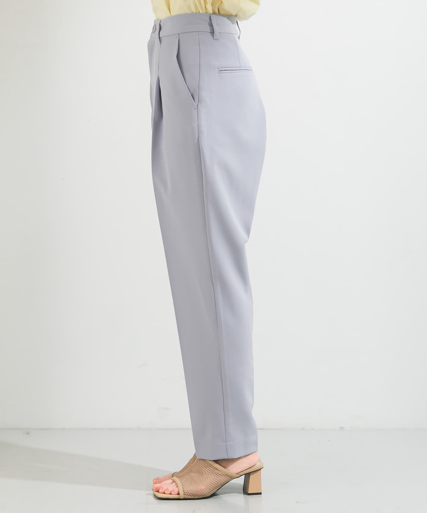  「illi　ワンタックスリムテーパードパンツ」|その他|