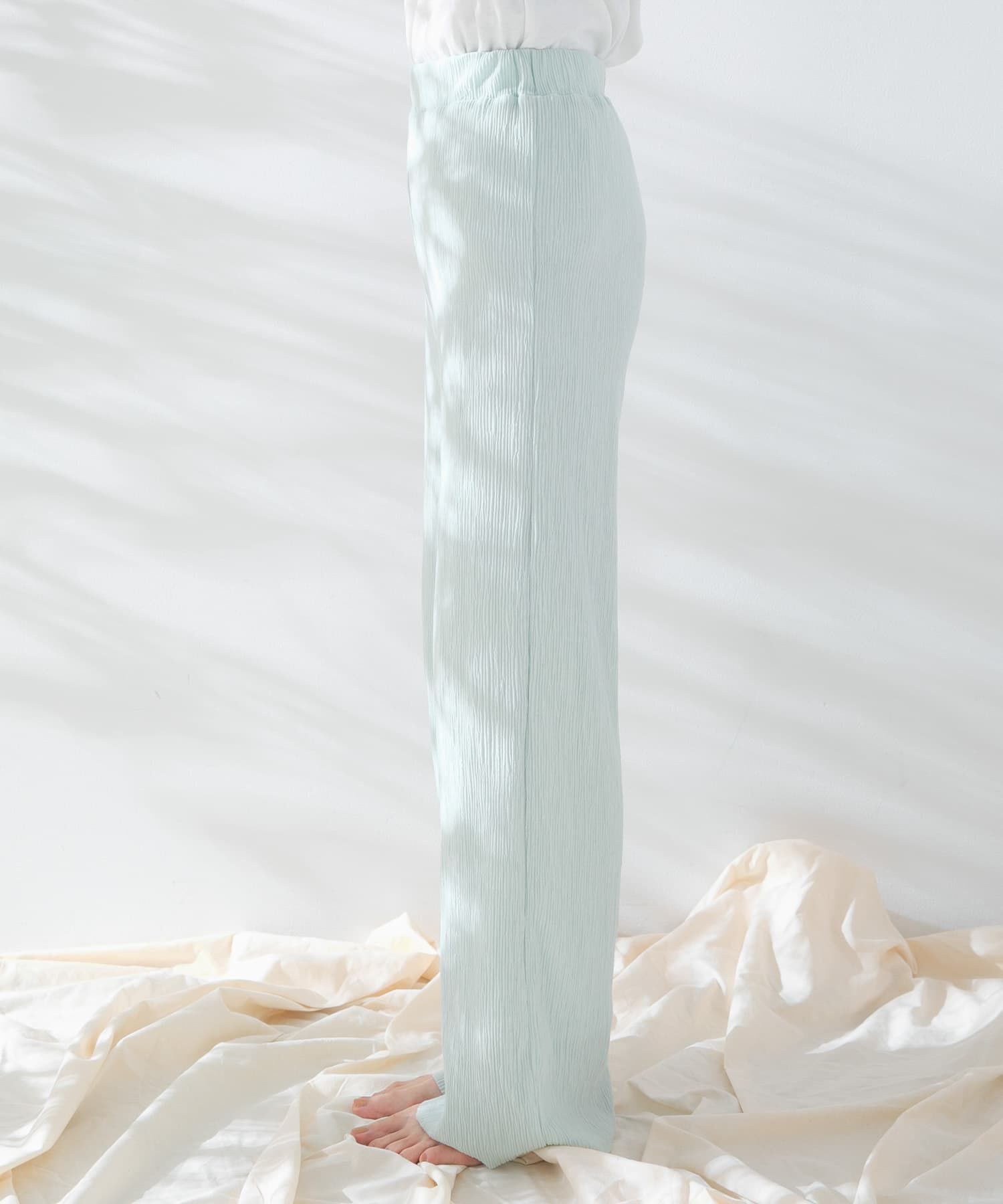  「コットンタッチプリーツパンツ」|その他|