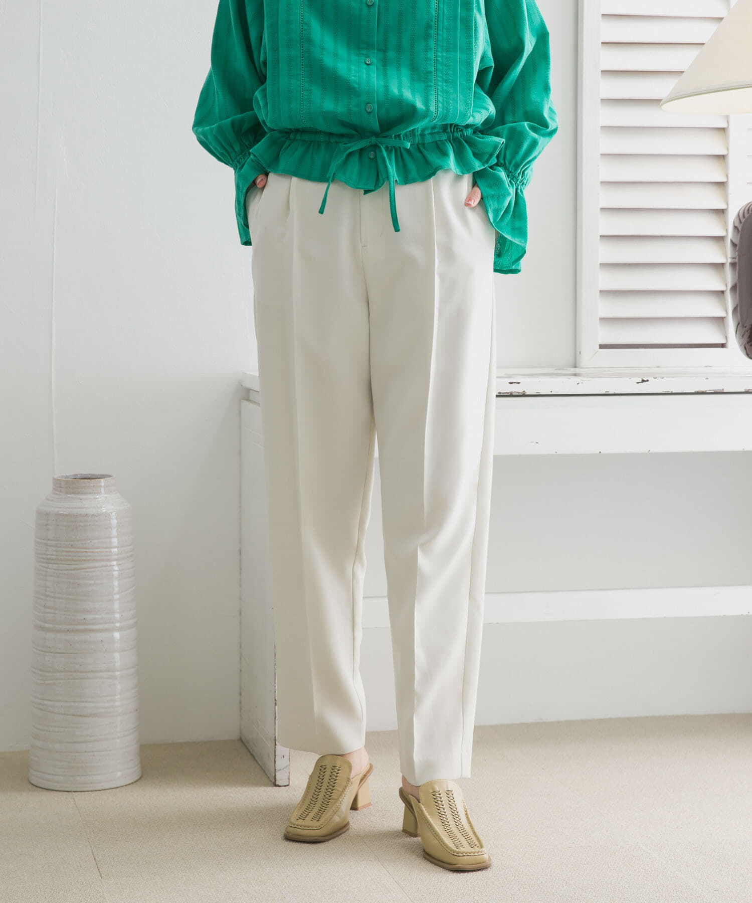  「illi　ワンタックセンタープレスパンツ」|その他|