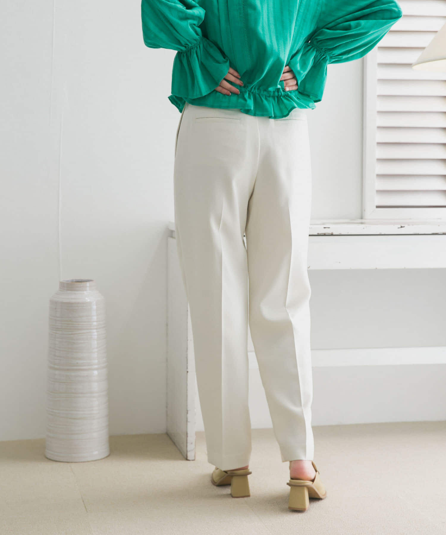  「illi　ワンタックセンタープレスパンツ」|その他|