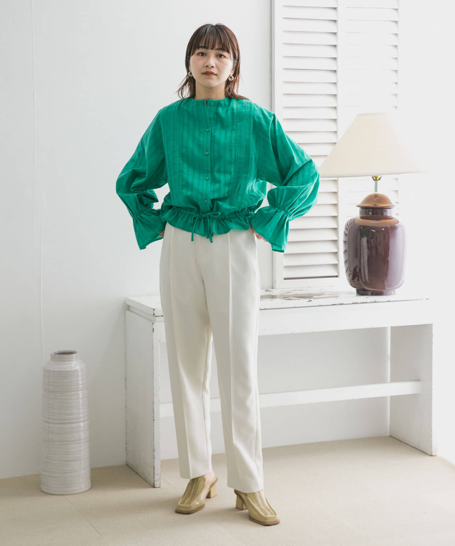  「illi　ワンタックセンタープレスパンツ」|その他|