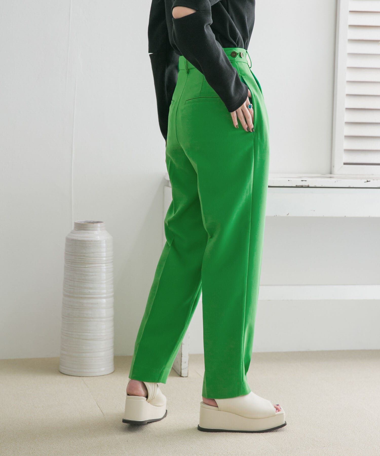  「illi　ワンタックセンタープレスパンツ」|その他|