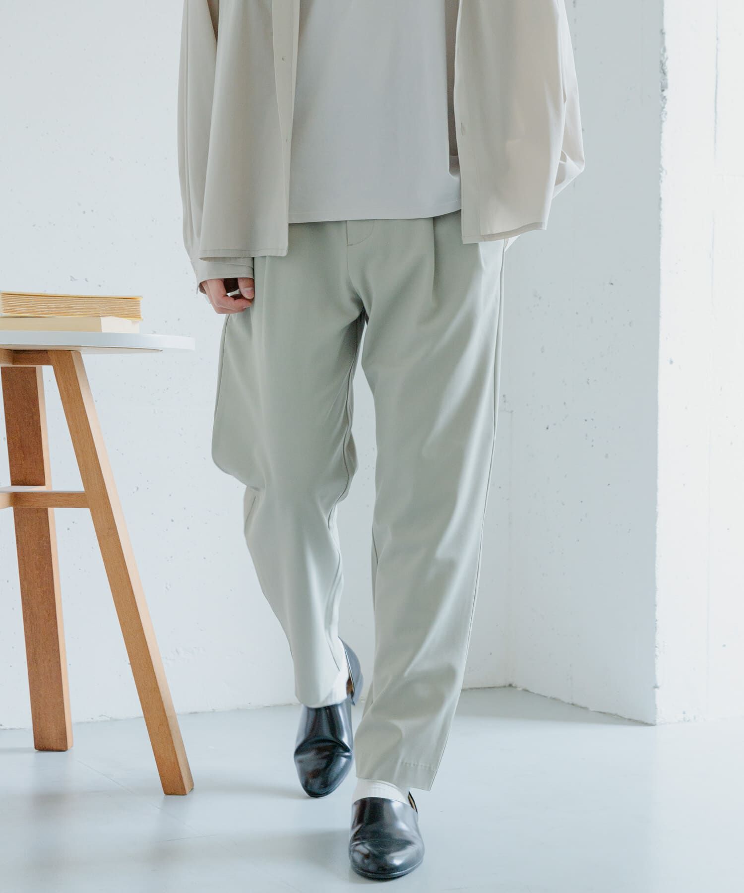 SENSE OF PLACE by URBAN RESEARCH「『イージーケア/セットアップ対応』ダブルタックテーパードスラックス」|その他|