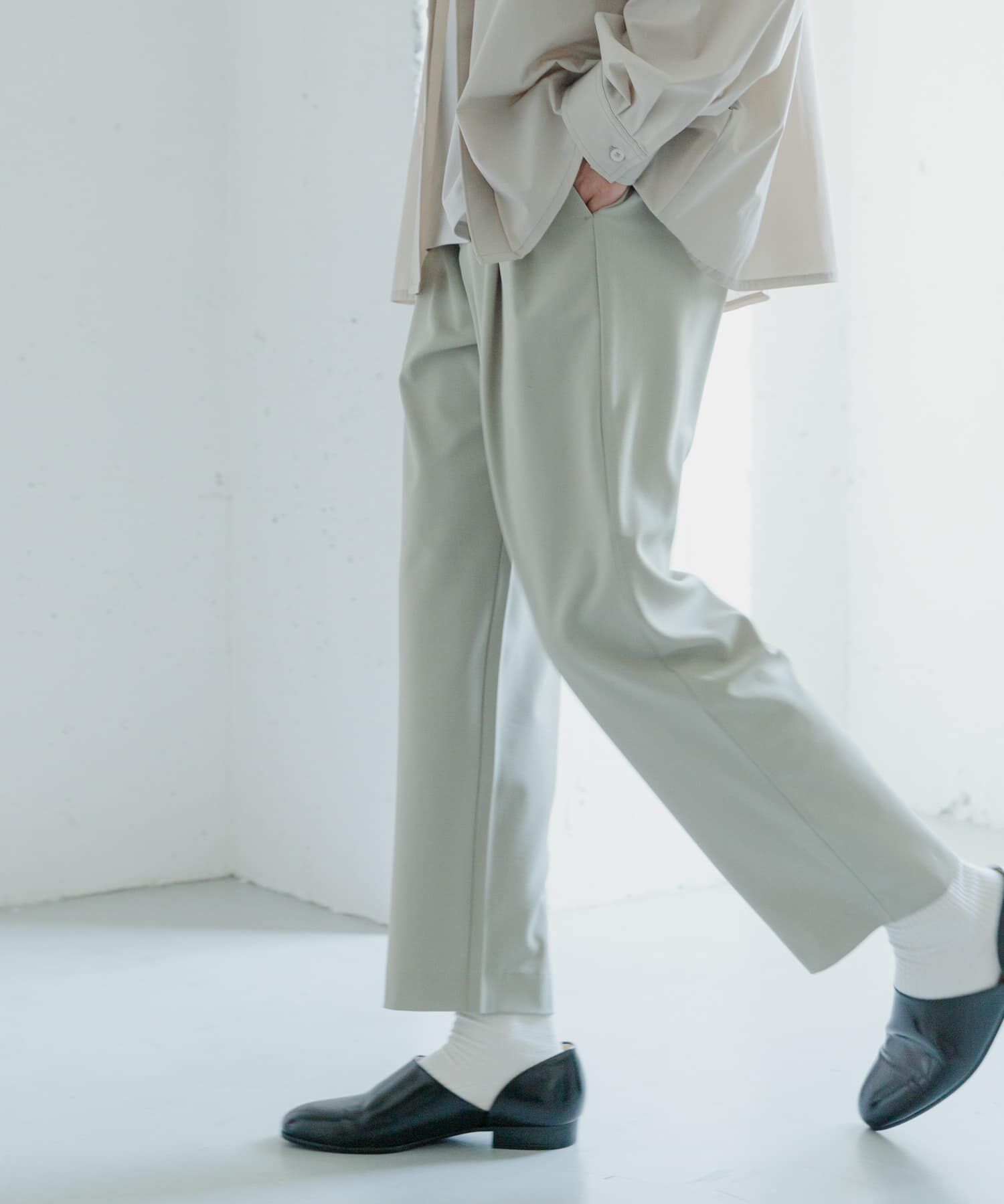 SENSE OF PLACE by URBAN RESEARCH「『イージーケア/セットアップ対応』ダブルタックテーパードスラックス」|その他|