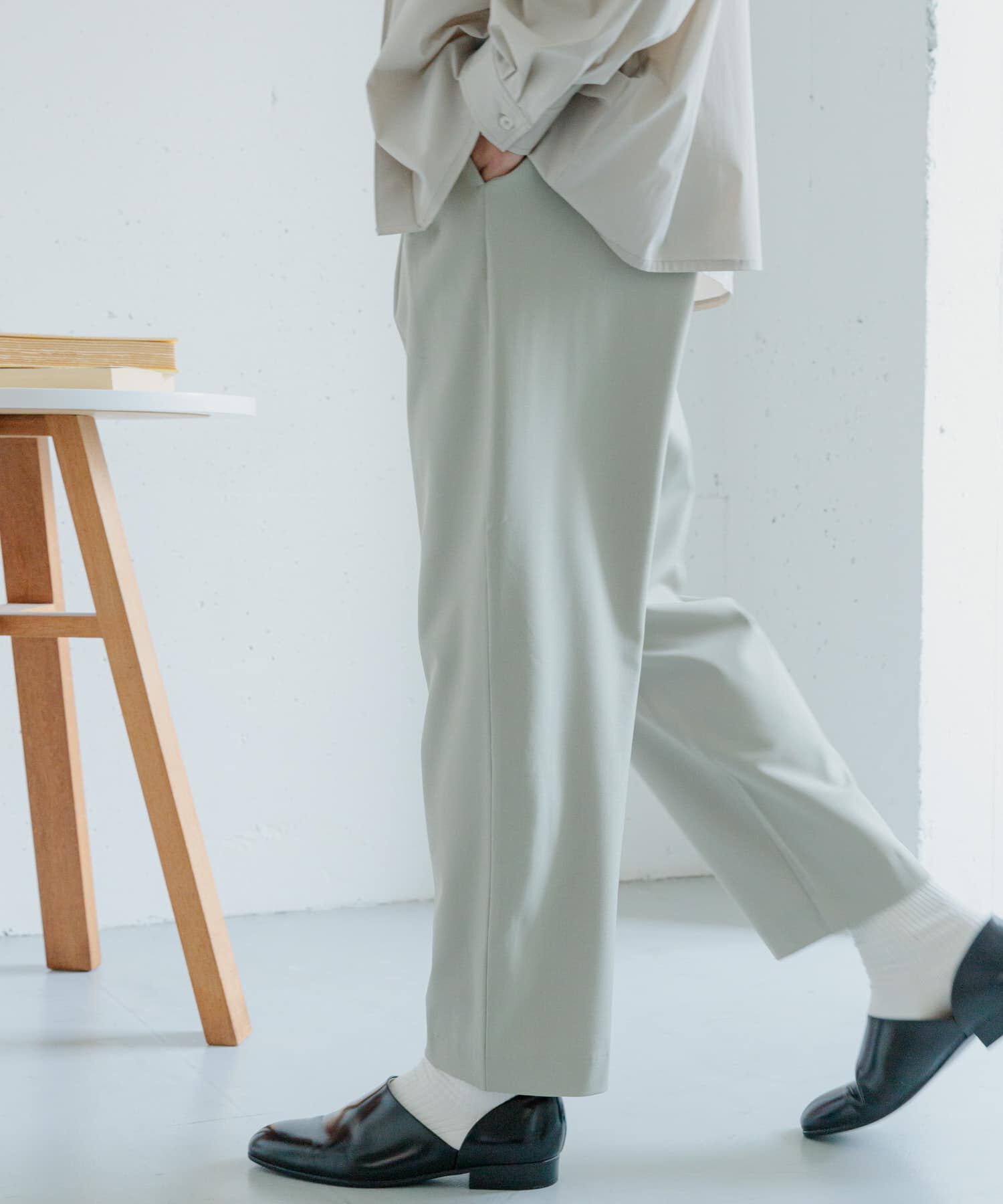 SENSE OF PLACE by URBAN RESEARCH「『イージーケア/セットアップ対応』ダブルタックテーパードスラックス」|その他|