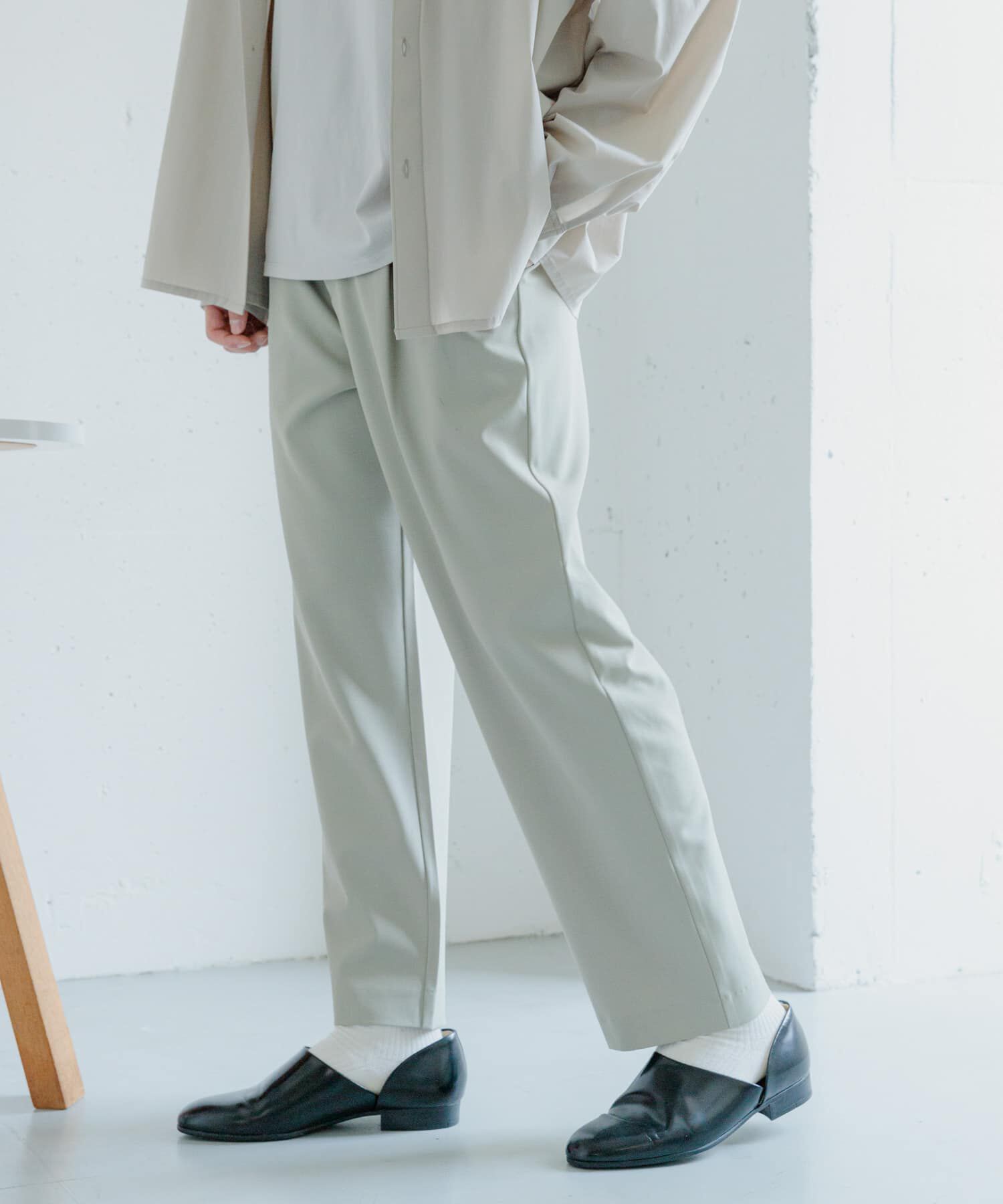 SENSE OF PLACE by URBAN RESEARCH「『イージーケア/セットアップ対応』ダブルタックテーパードスラックス」|その他|