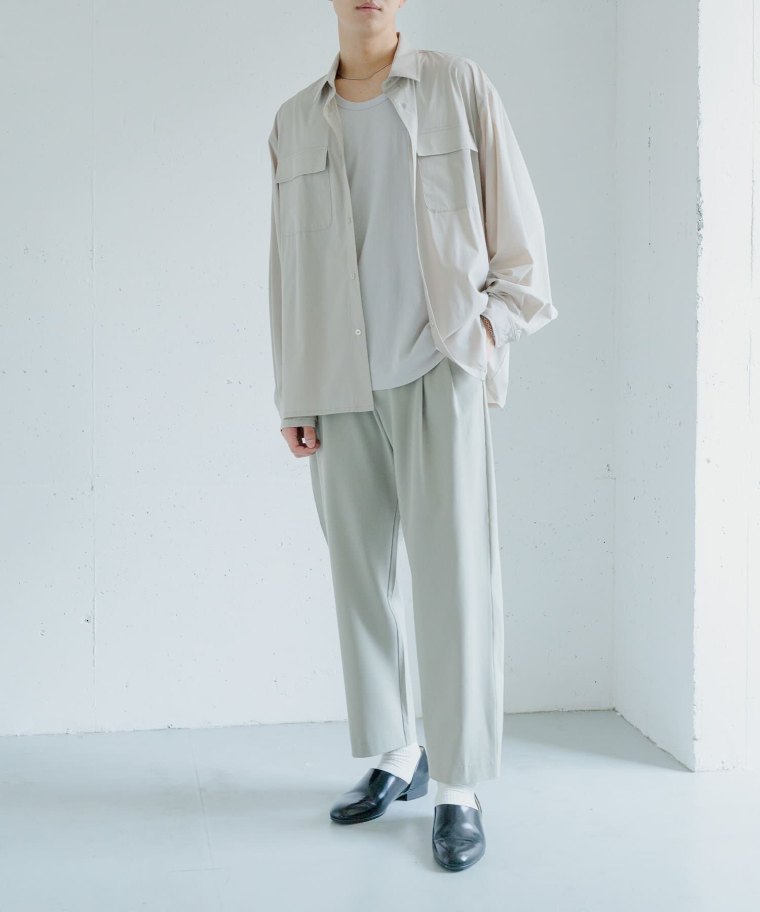 SENSE OF PLACE by URBAN RESEARCH「『イージーケア/セットアップ対応』ダブルタックテーパードスラックス」|その他|