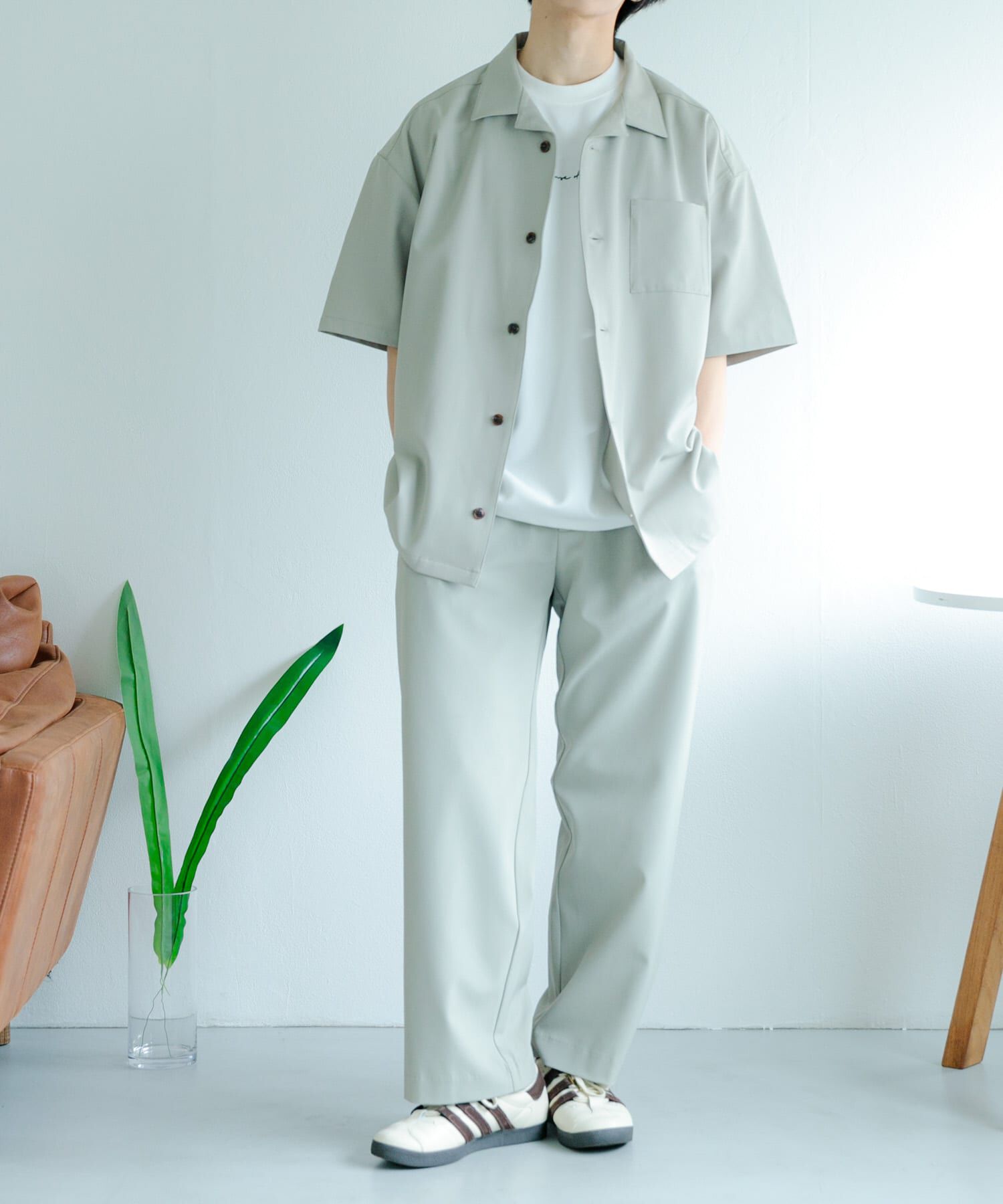 SENSE OF PLACE by URBAN RESEARCH「『イージーケア/セットアップ対応』ダブルタックワイドスラックス」|その他|