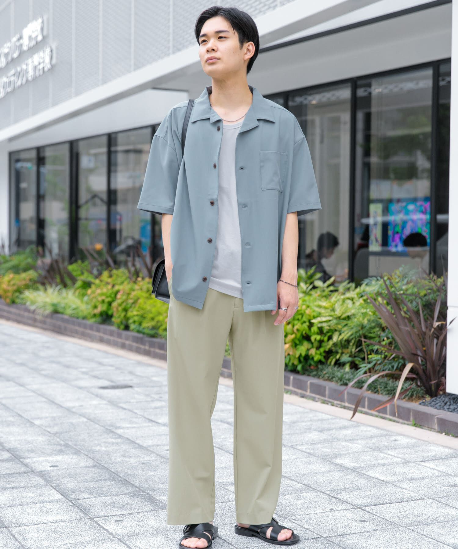 SENSE OF PLACE by URBAN RESEARCH「『イージーケア/セットアップ対応』ダブルタックワイドスラックス」|その他|