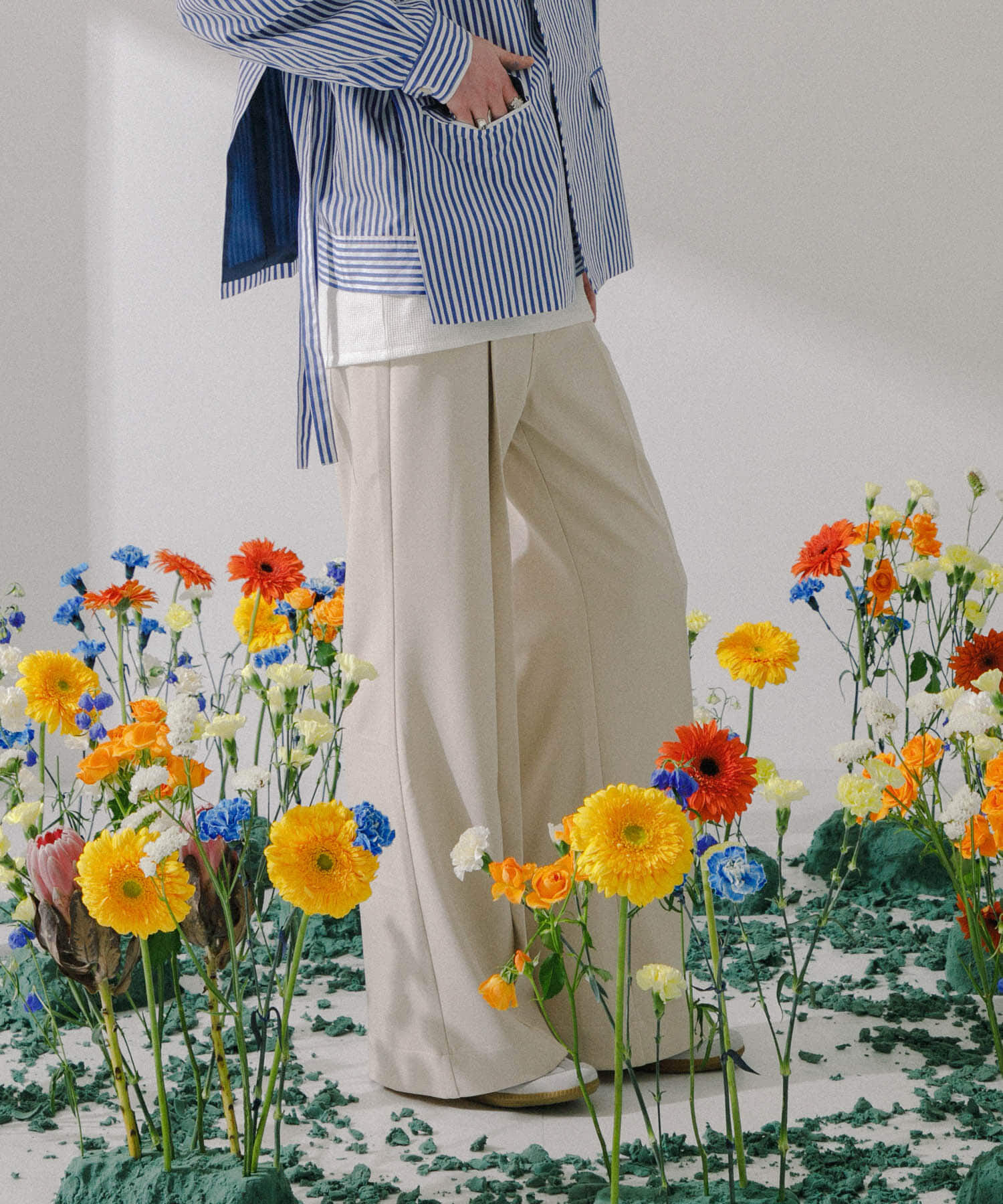 SENSE OF PLACE by URBAN RESEARCH「hxcyyd &times; SOP　セーラーフレアパンツ(UNISEX)」|その他|