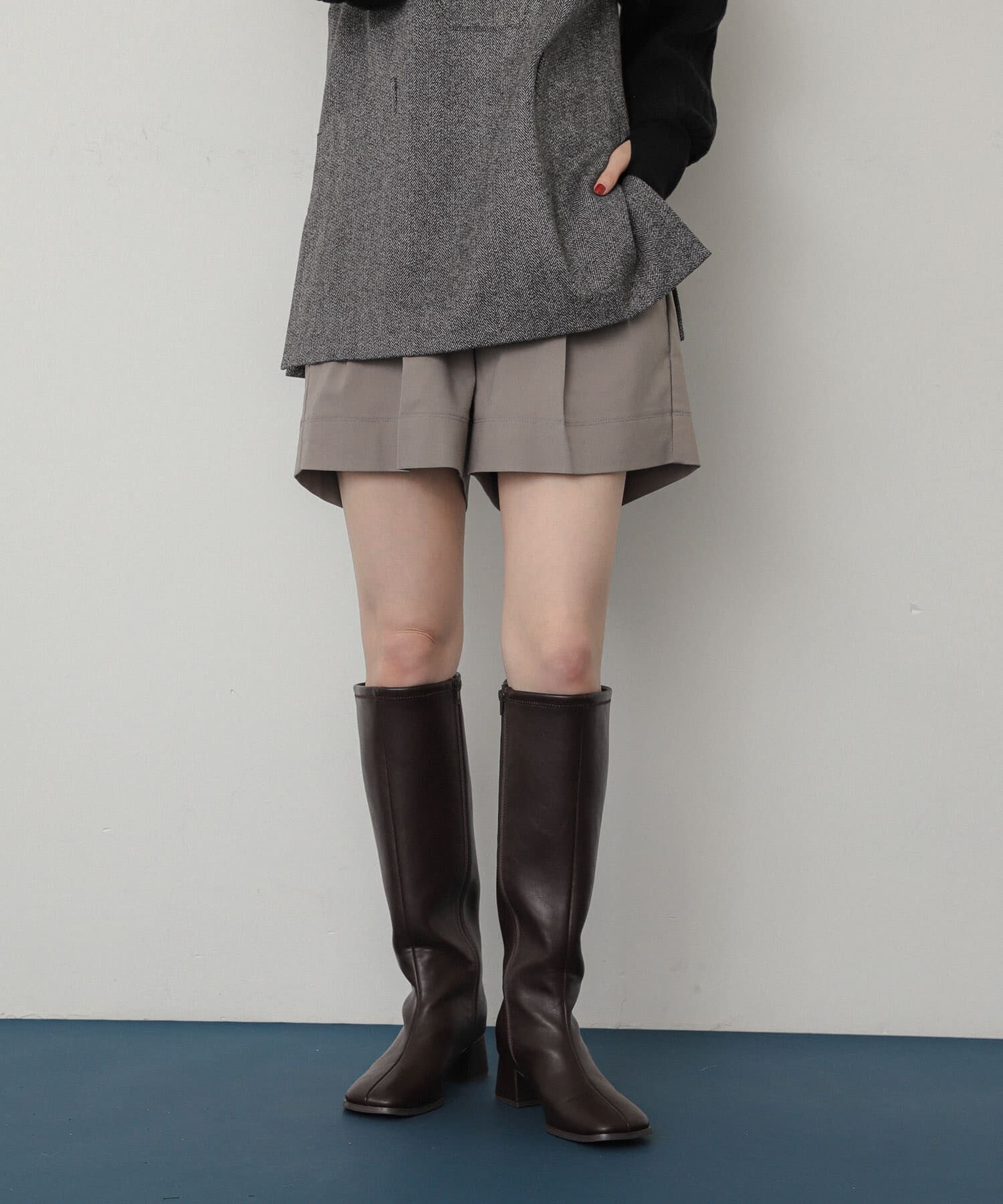 SENSE OF PLACE by URBAN RESEARCH「ダブルタックショートパンツ」|その他|グレー