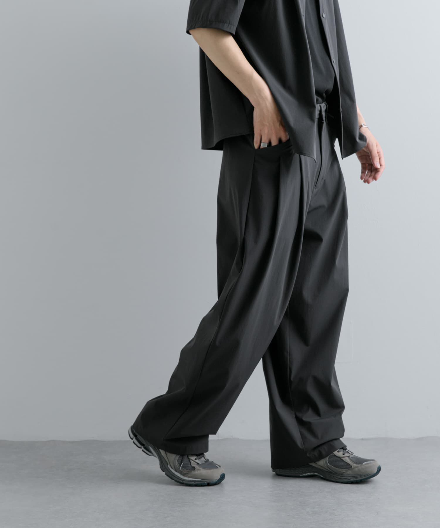 SENSE OF PLACE by URBAN RESEARCH「Uiscel　4WAYストレッチ2タックワイドパンツ」|その他|