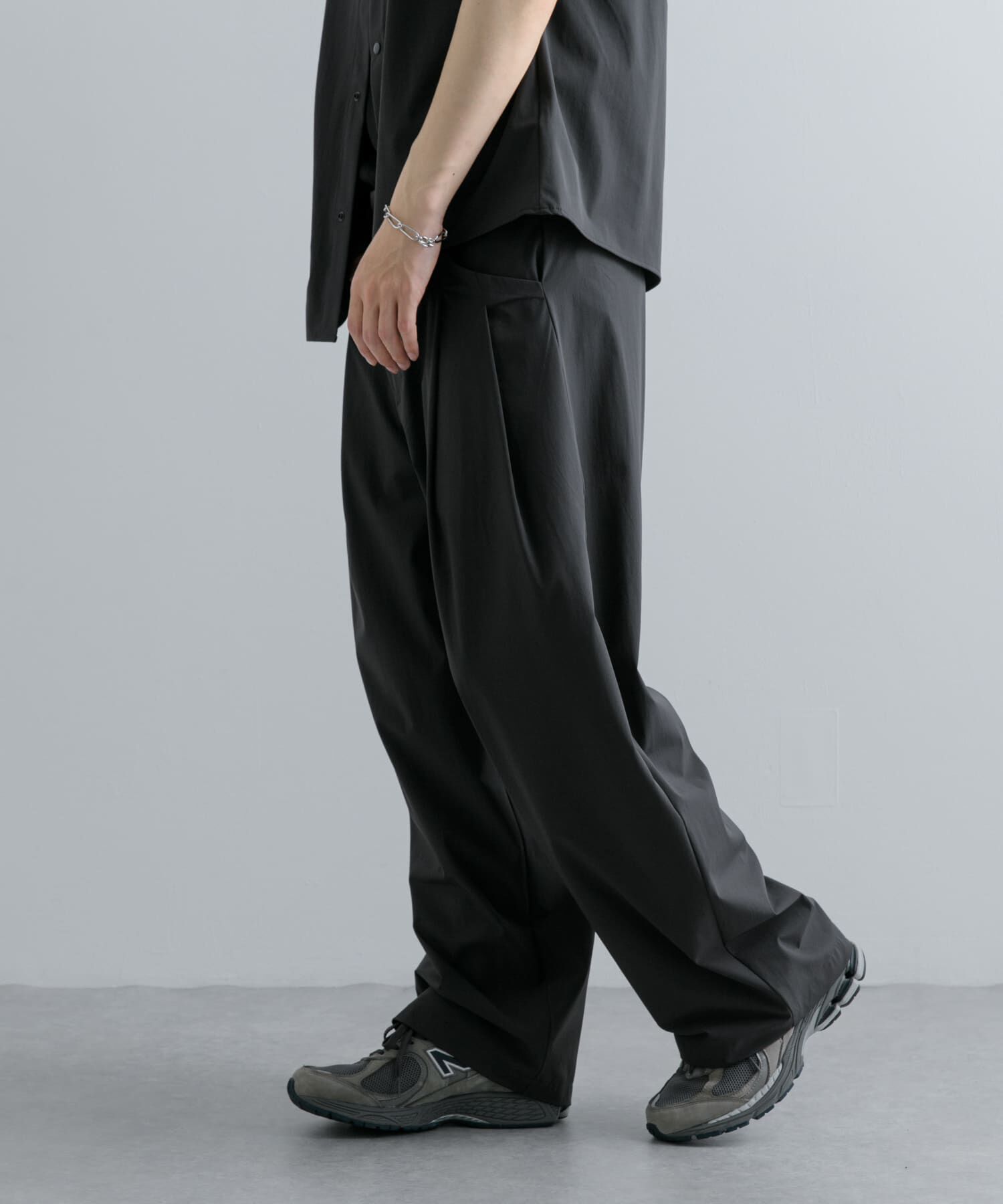 SENSE OF PLACE by URBAN RESEARCH「Uiscel　4WAYストレッチ2タックワイドパンツ」|その他|