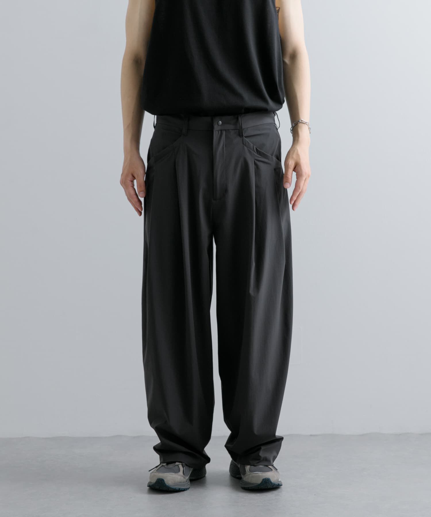 SENSE OF PLACE by URBAN RESEARCH「Uiscel　4WAYストレッチ2タックワイドパンツ」|その他|