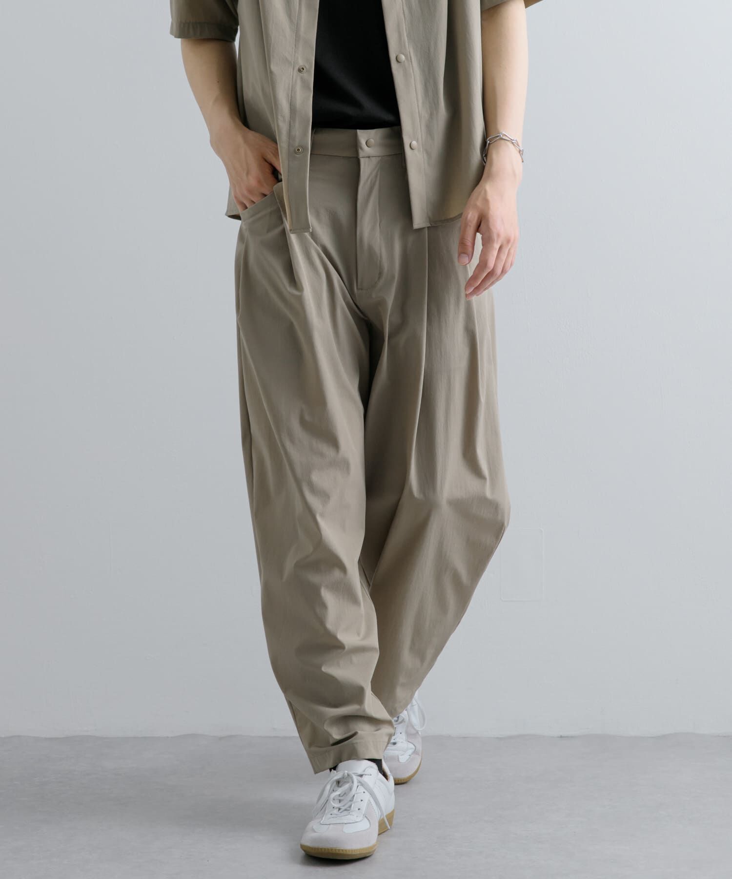 SENSE OF PLACE by URBAN RESEARCH「Uiscel　4WAYストレッチ2タックワイドパンツ」|その他|