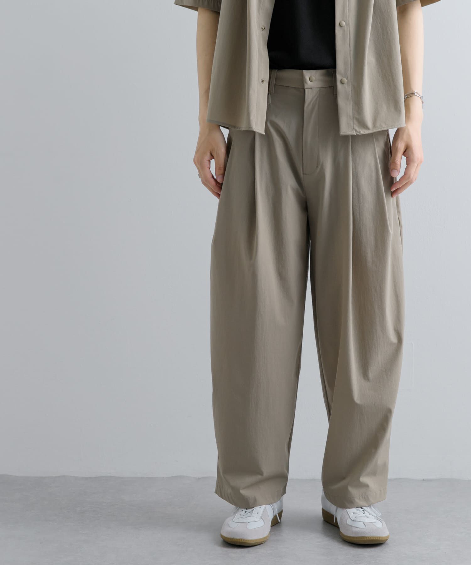 SENSE OF PLACE by URBAN RESEARCH「Uiscel　4WAYストレッチ2タックワイドパンツ」|その他|