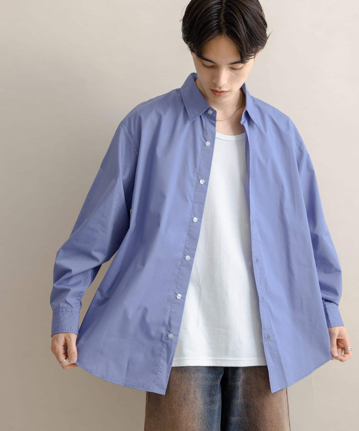 SENSE OF PLACE by URBAN RESEARCH「『WEB/一部店舗限定』コンフォートレギュラーカラーシャツ」|シャツ・ブラウス|