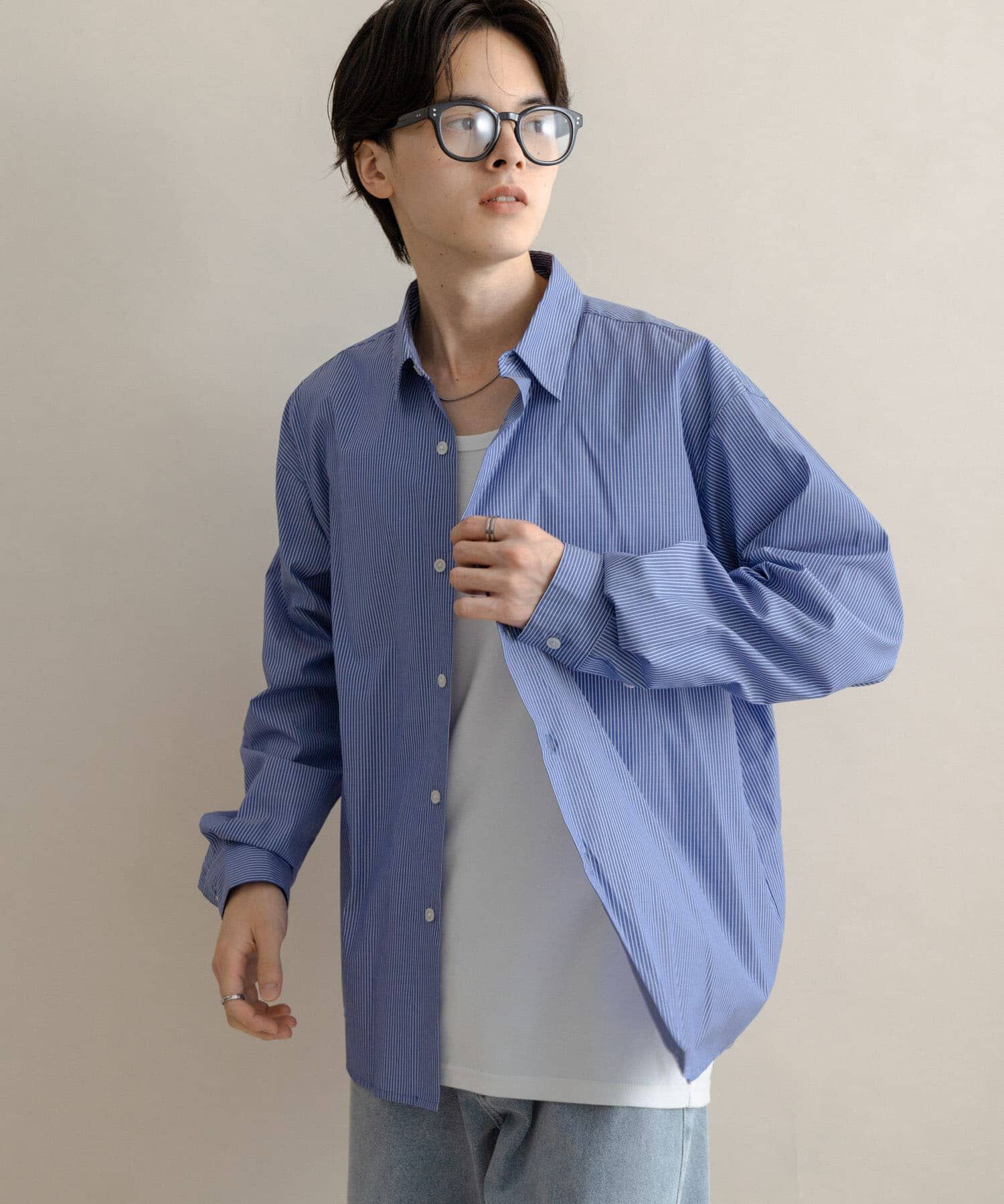 SENSE OF PLACE by URBAN RESEARCH「『WEB/一部店舗限定』コンフォートレギュラーカラーシャツ」|シャツ・ブラウス|