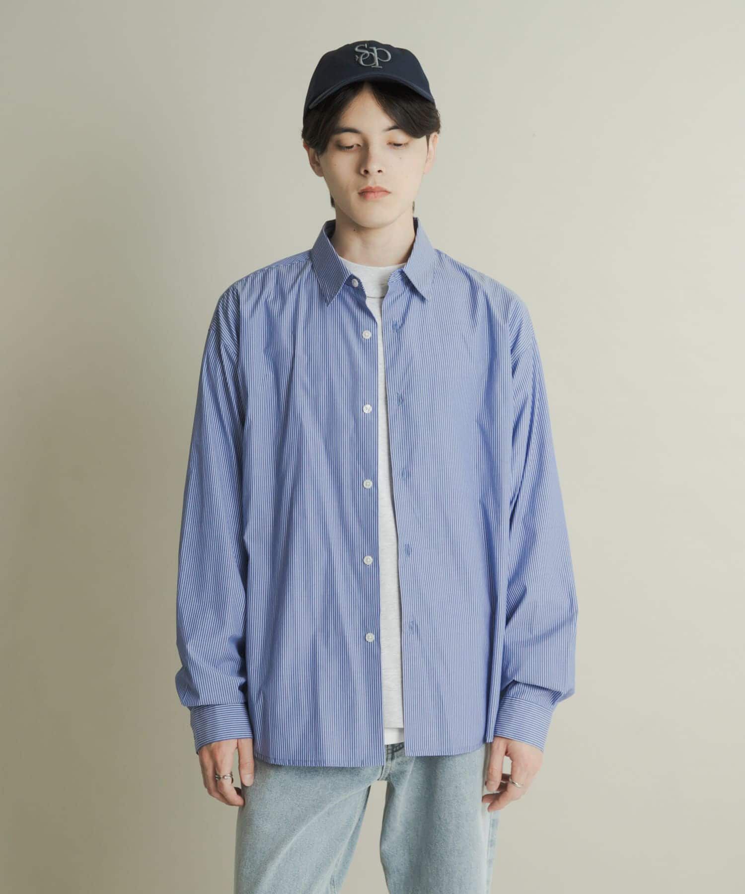 SENSE OF PLACE by URBAN RESEARCH「『WEB/一部店舗限定』コンフォートレギュラーカラーシャツ」|シャツ・ブラウス|