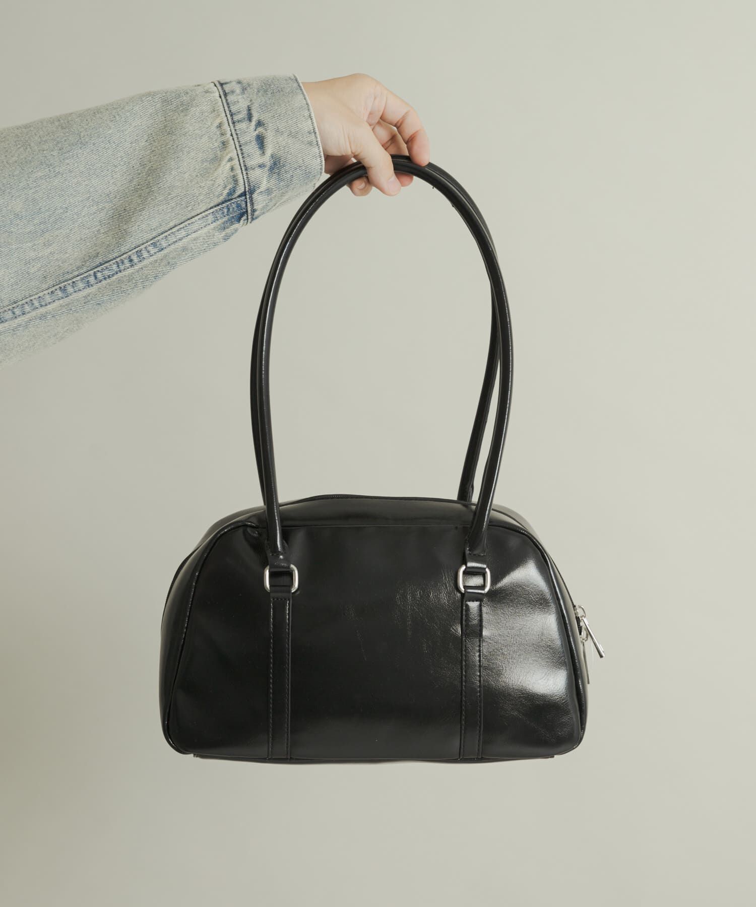 SENSE OF PLACE by URBAN RESEARCH「ロングハンドルボストンバッグ」|ボストンバッグ|ブラック