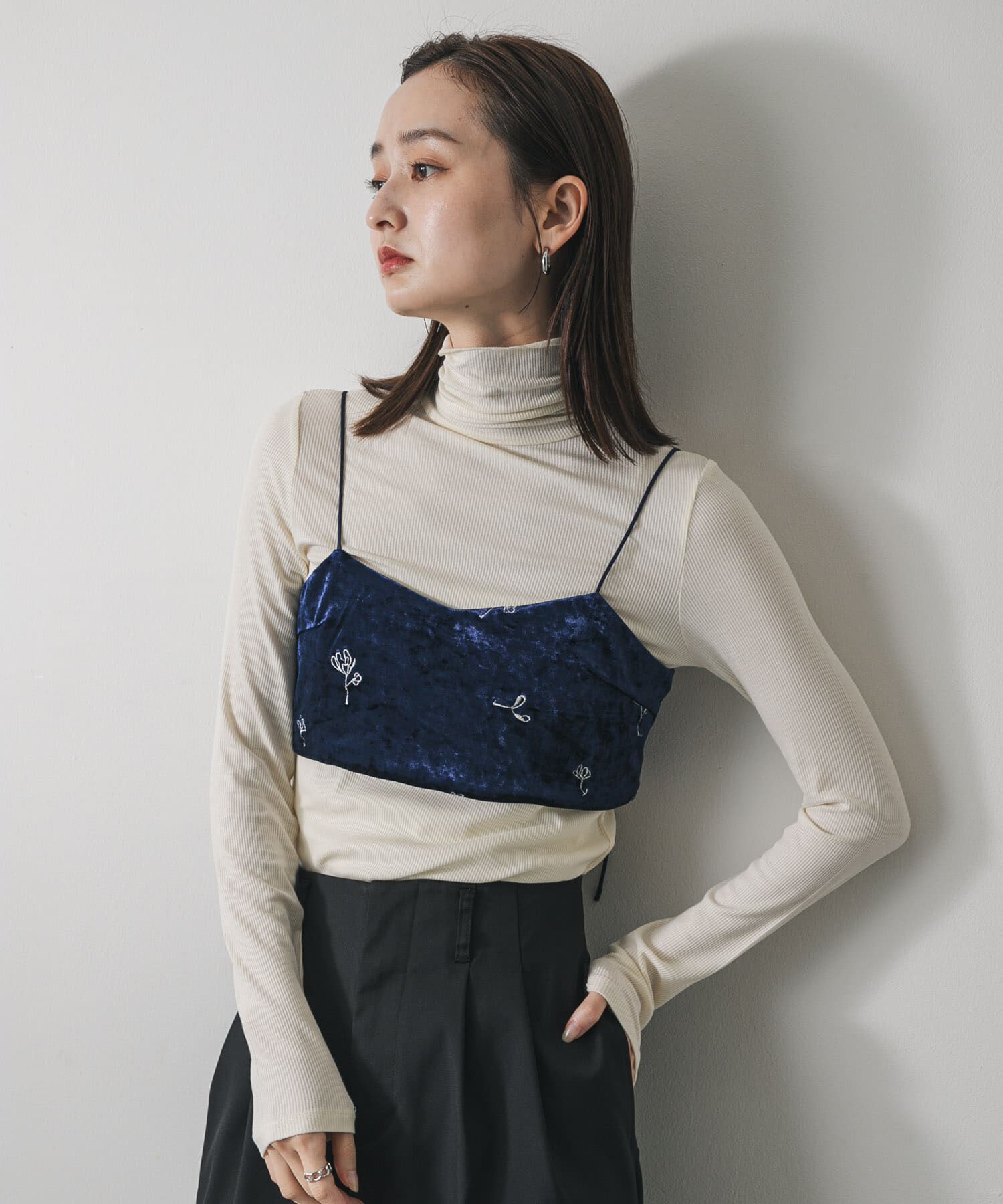 SENSE OF PLACE by URBAN RESEARCH「『毛玉防止』メローハイネックトップ」|Tシャツ・カットソー|