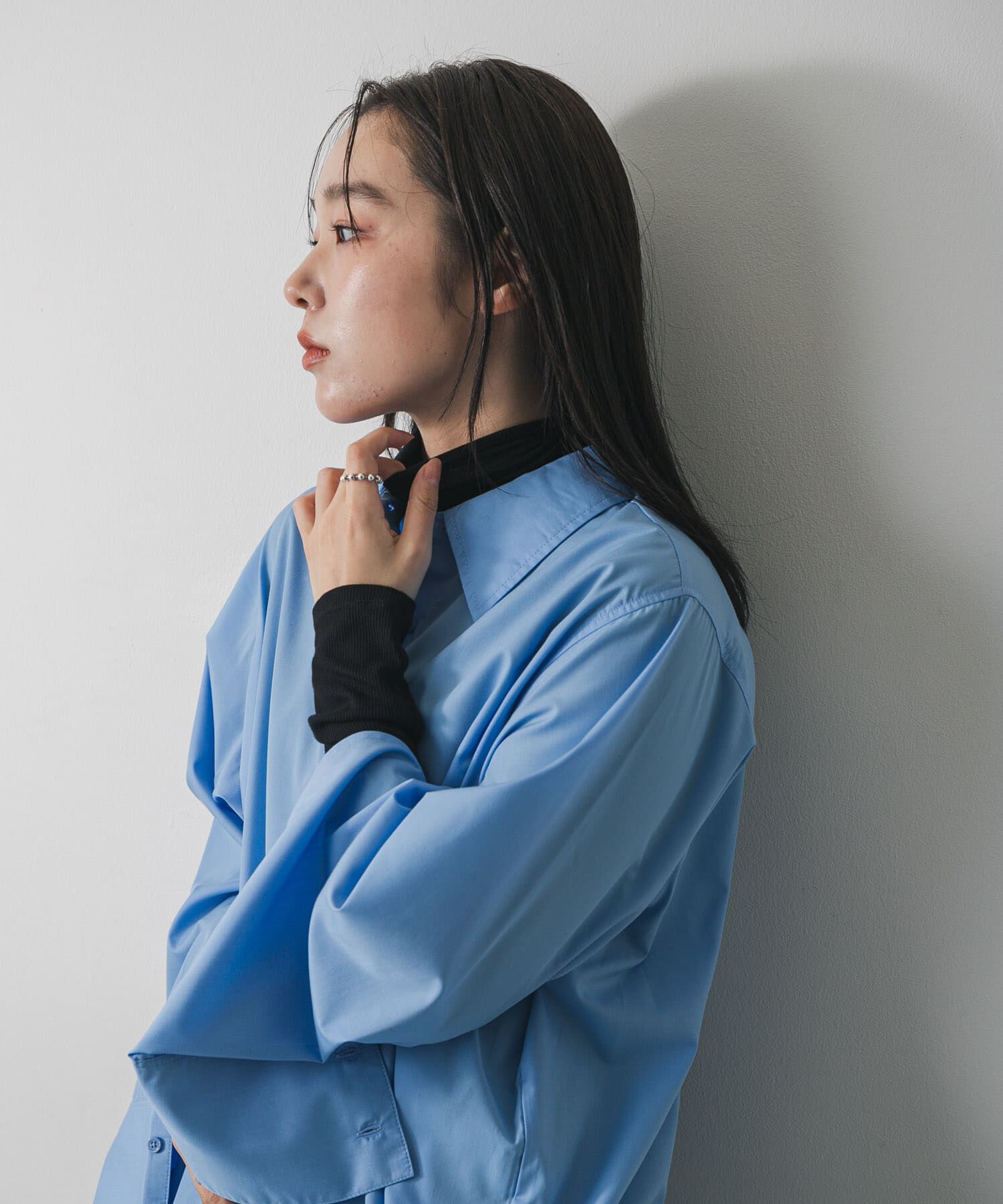 SENSE OF PLACE by URBAN RESEARCH「『毛玉防止』メローハイネックトップ」|Tシャツ・カットソー|ブラック