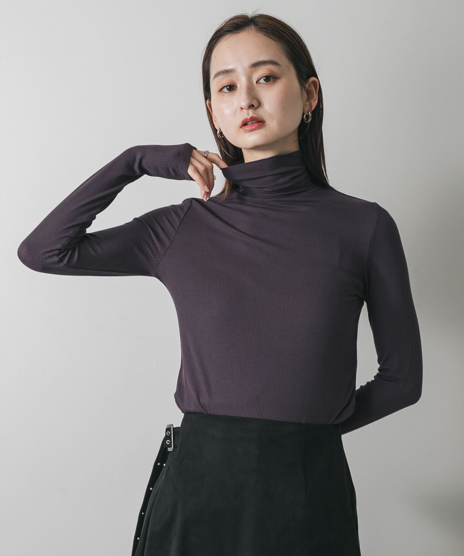 SENSE OF PLACE by URBAN RESEARCH「『毛玉防止』メローハイネックトップ」|Tシャツ・カットソー|