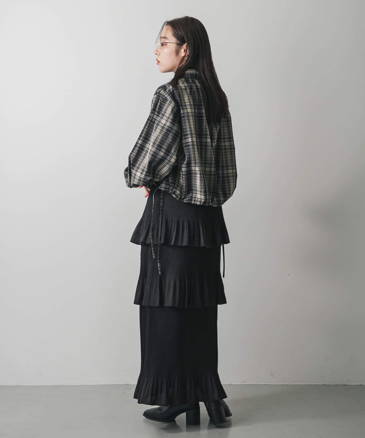 SENSE OF PLACE by URBAN RESEARCH「ティアードプリーツスカート」|スカート|