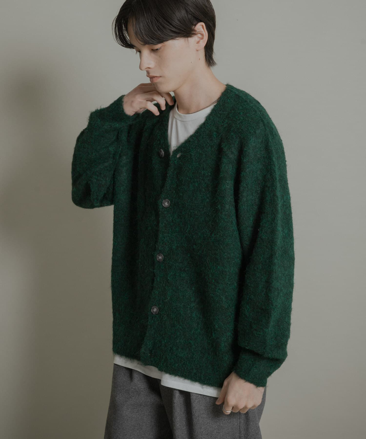 SENSE OF PLACE by URBAN RESEARCH「ブークレVネックカーディガン」|カーディガン|